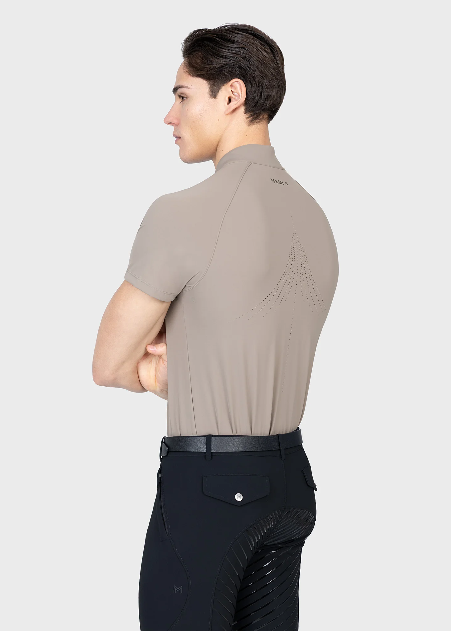 Code Short Sleeve Base Layer (Taupe) - Image 3