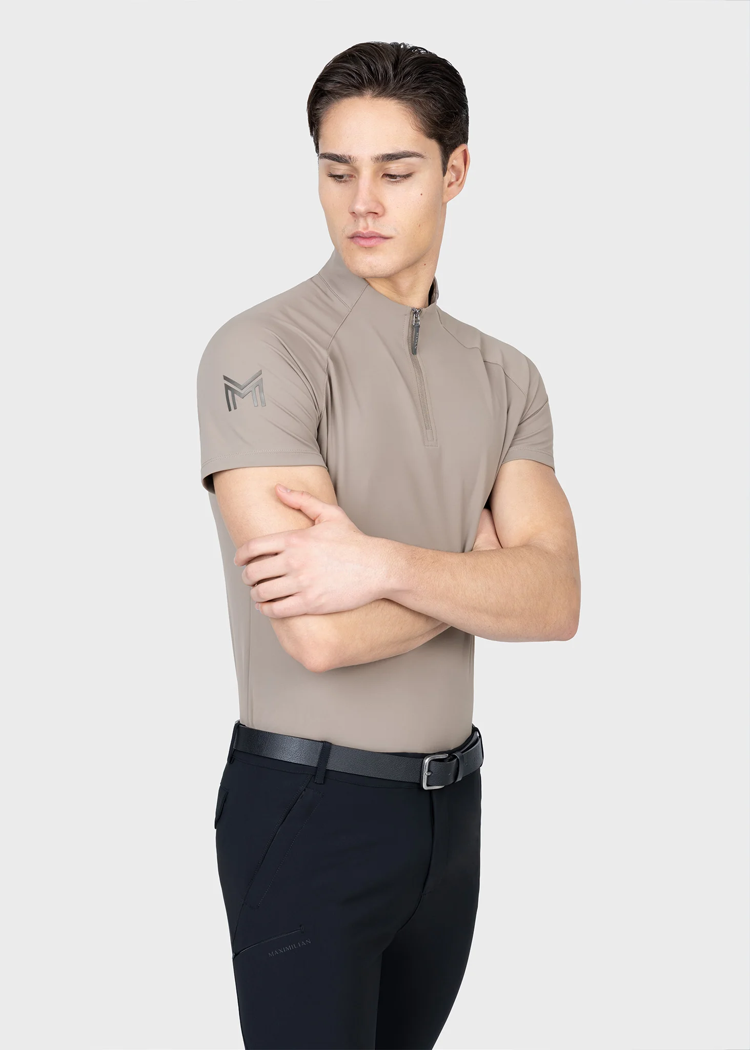 Code Short Sleeve Base Layer (Taupe) - Image 4