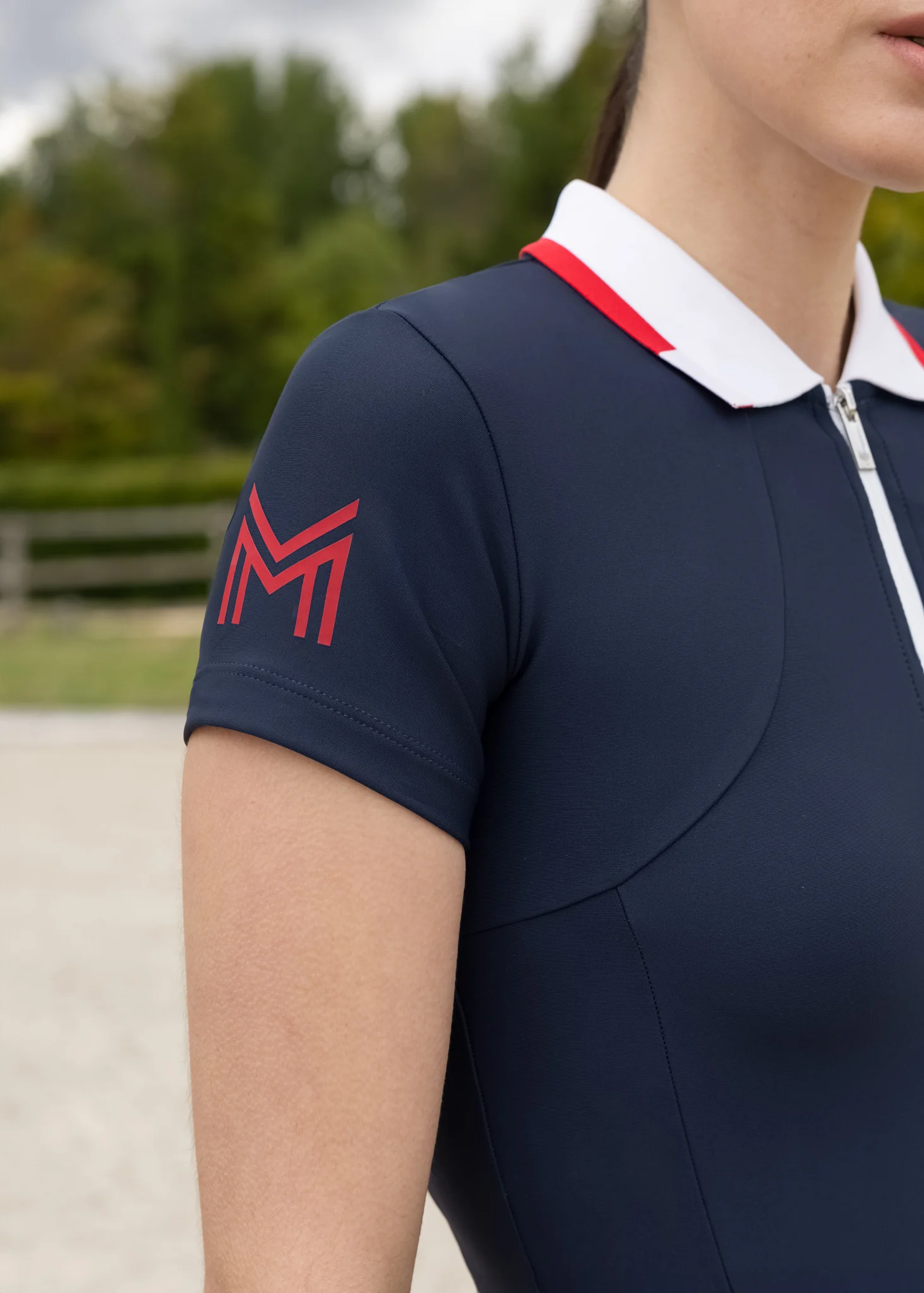 Concept Short Sleeve Polo Shirt (Navy) - Image 5