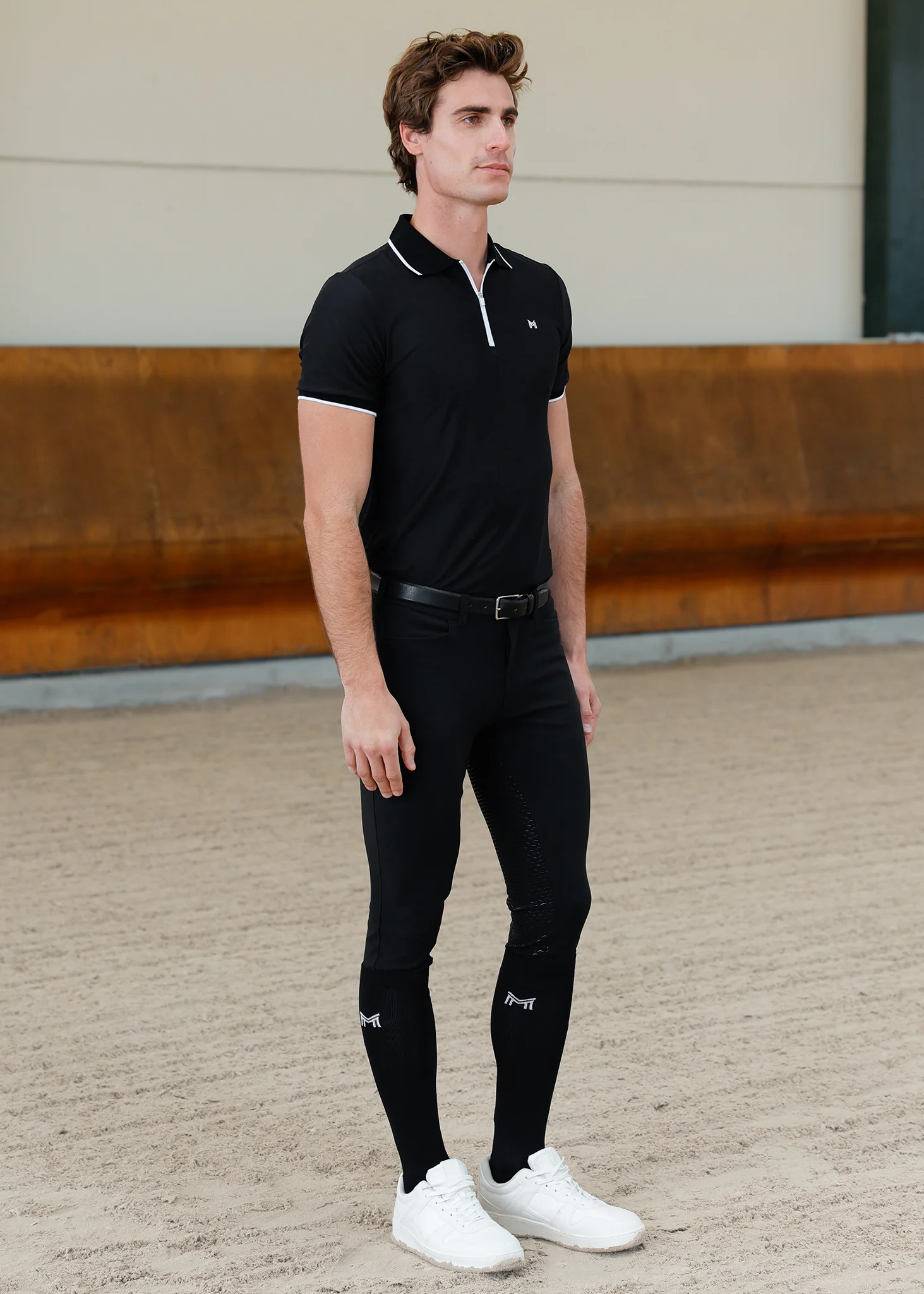 Core Polo Shirt (Black) - Image 6