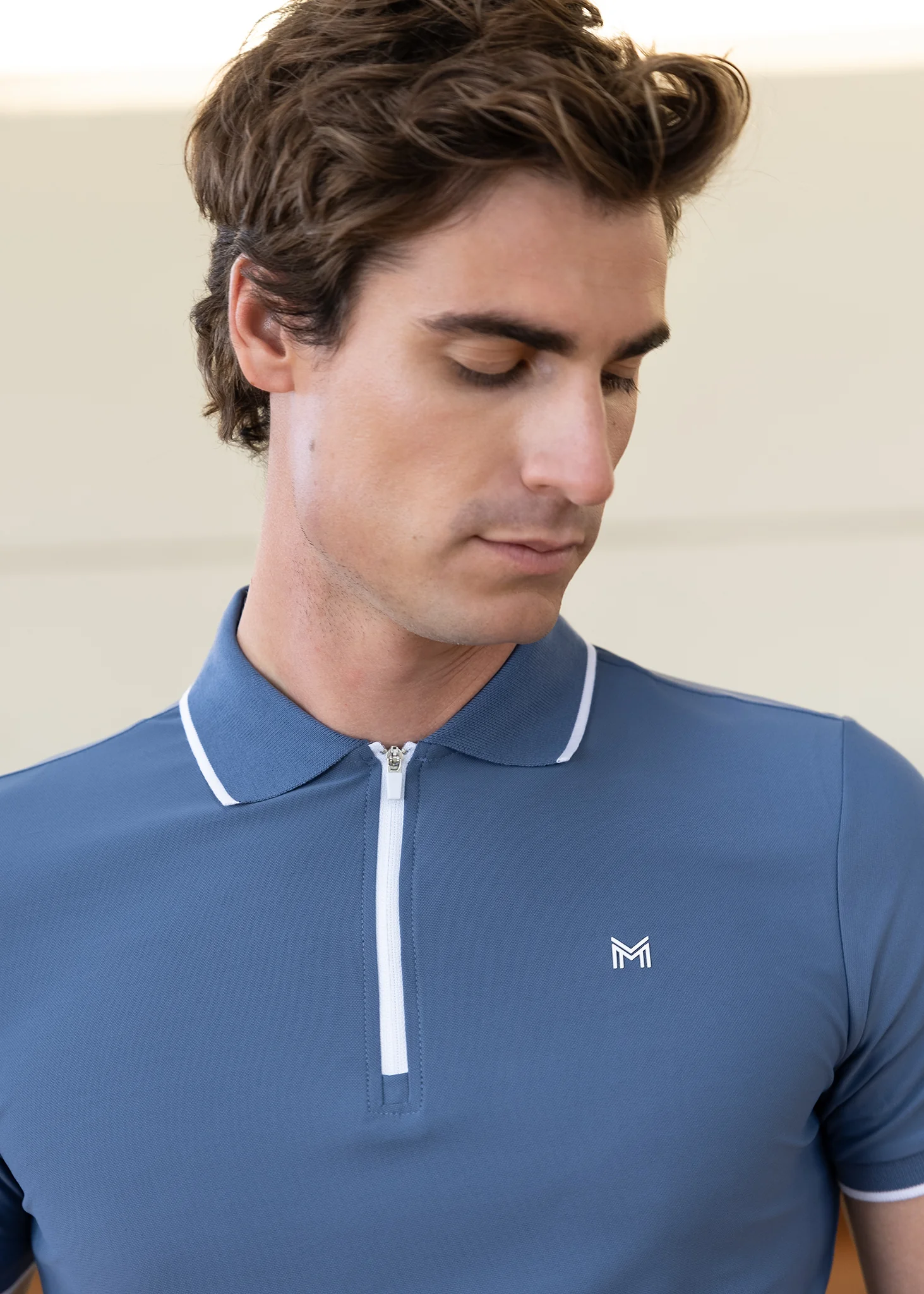 Core Polo Shirt (Dusty Blue) - Image 5