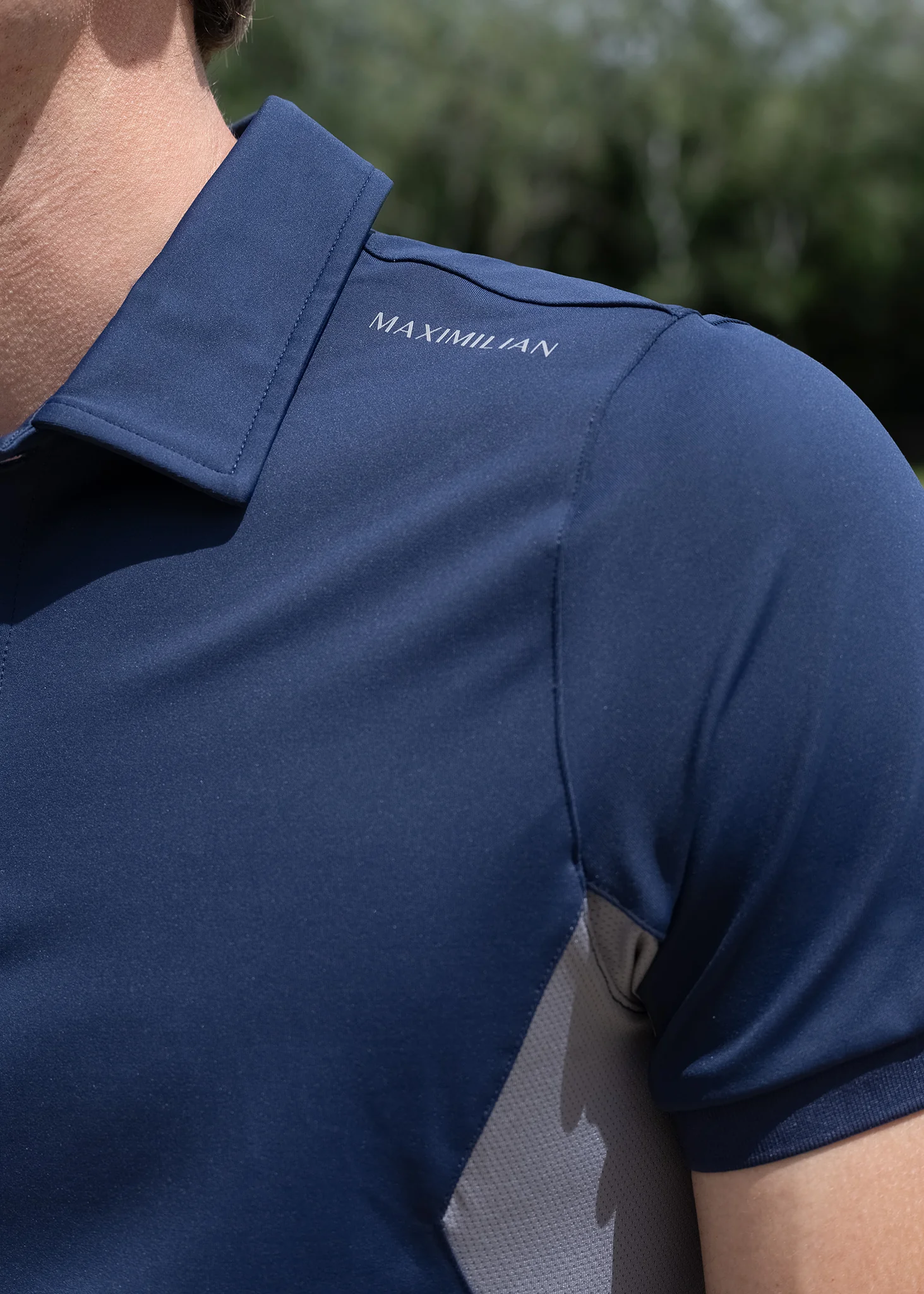 Cross Polo Shirt (Navy) - Image 8