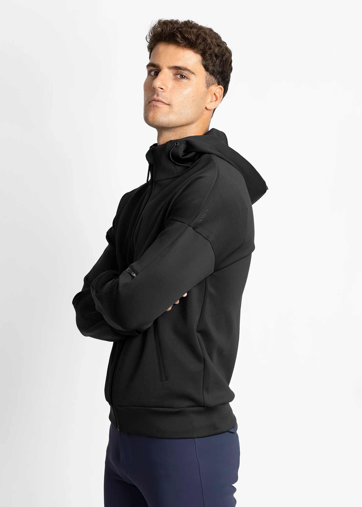 Element Zip Hoodie (Black) - Image 3