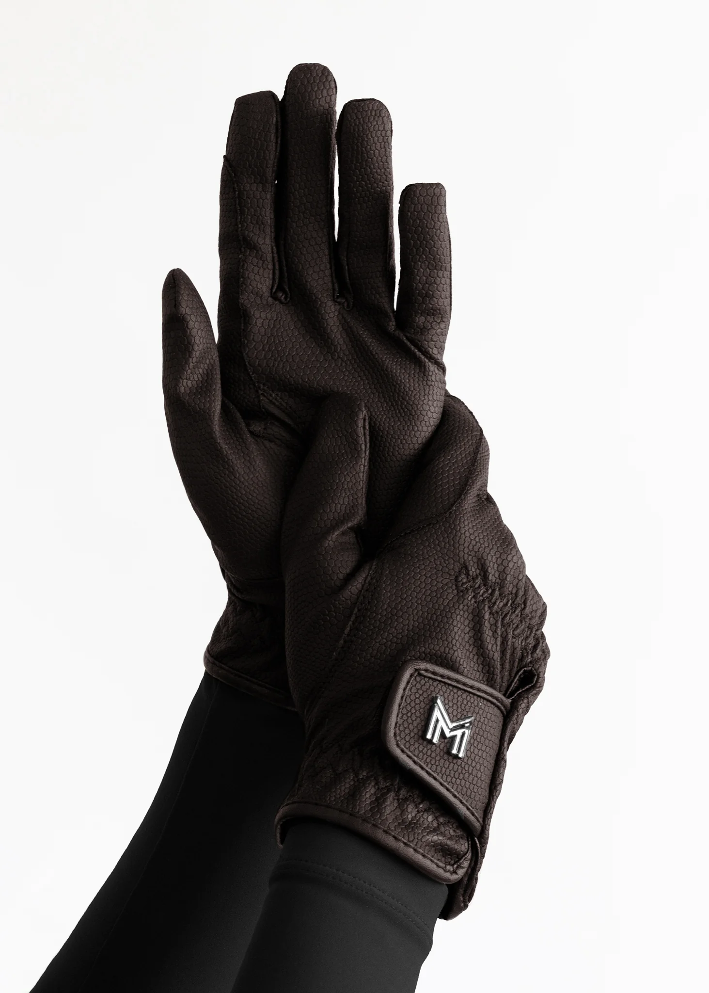 Emblem Riding Gloves (Chocolate) - Image 6
