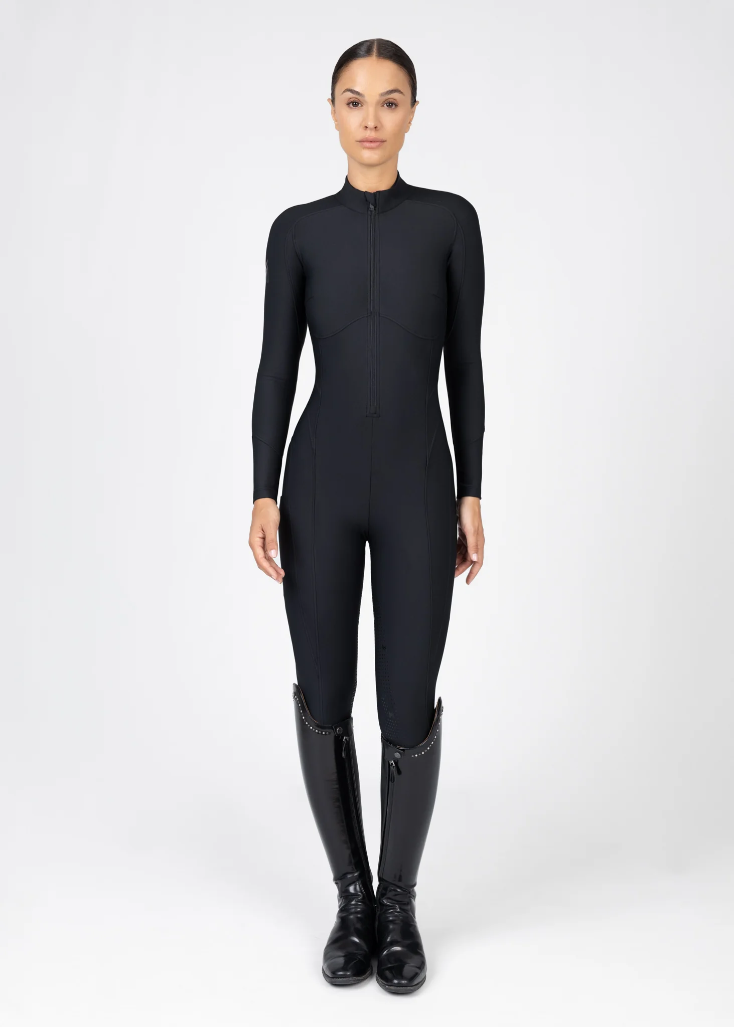 Femme Riding Jumpsuit (Black) - Image 11