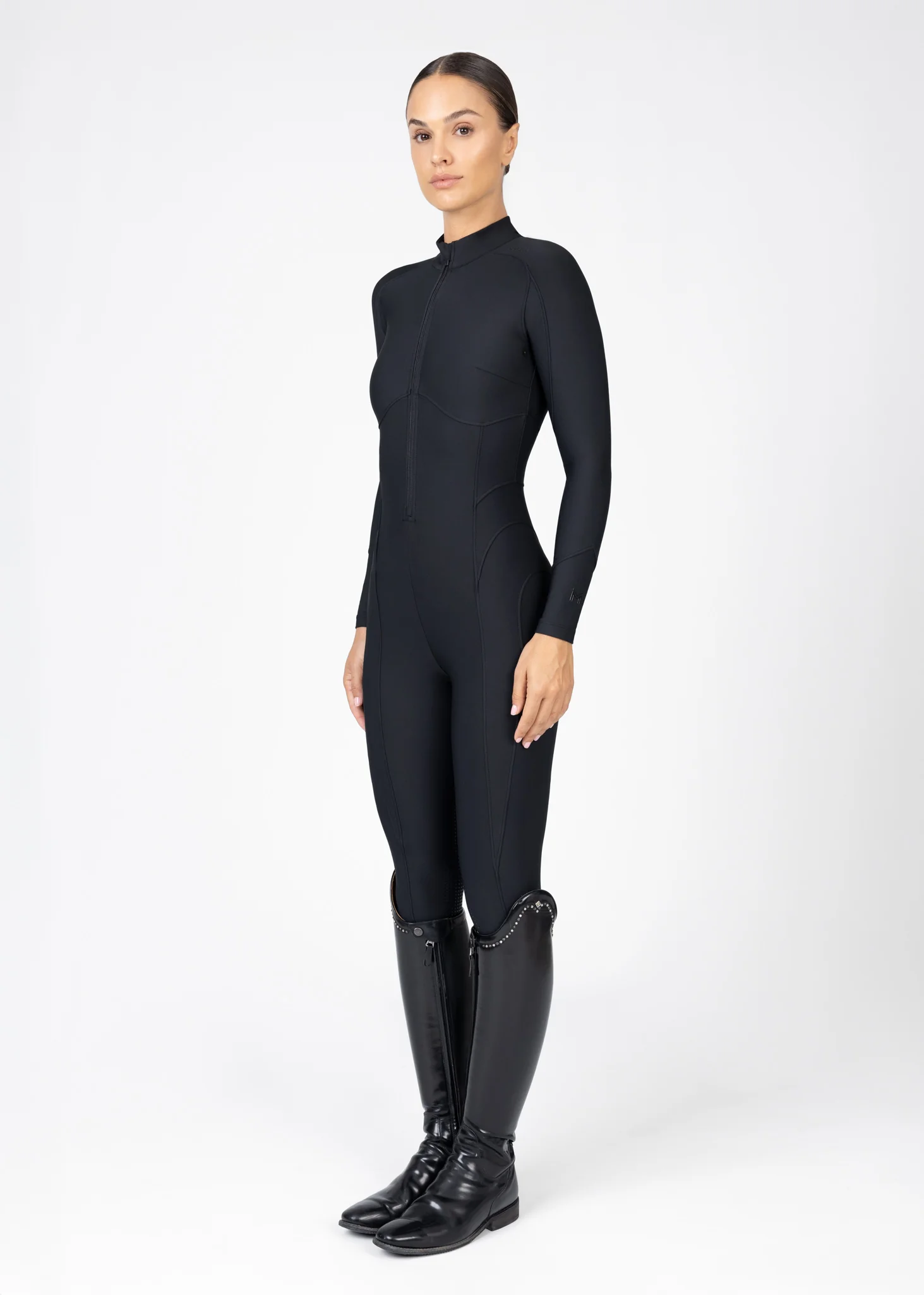 Femme Riding Jumpsuit (Black) - Image 12