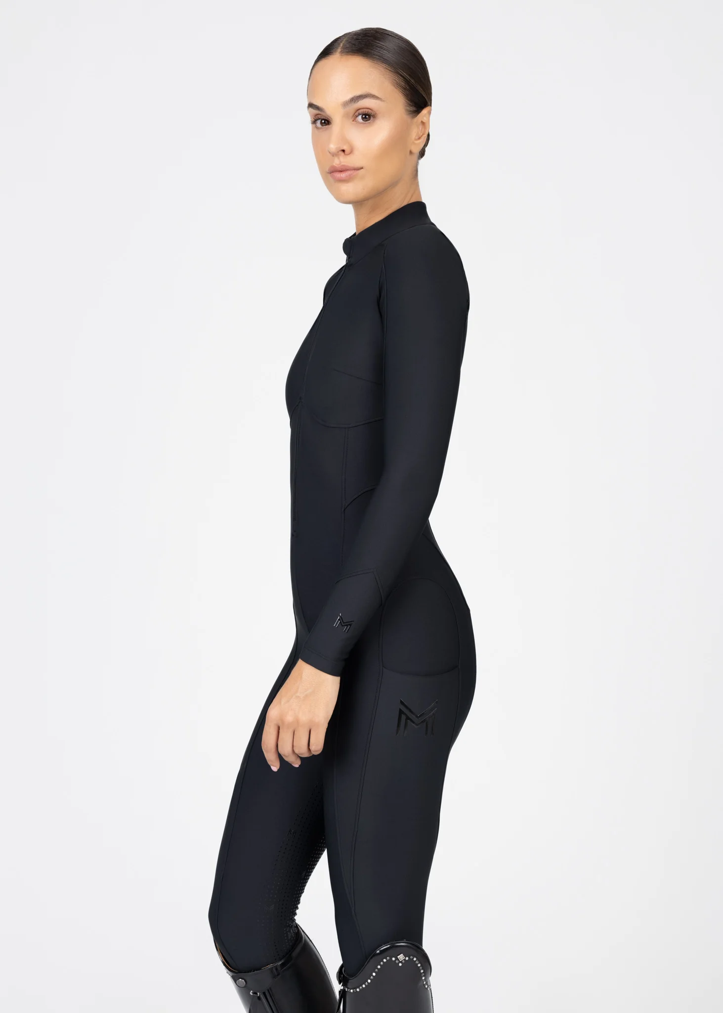 Femme Riding Jumpsuit (Black) - Image 3