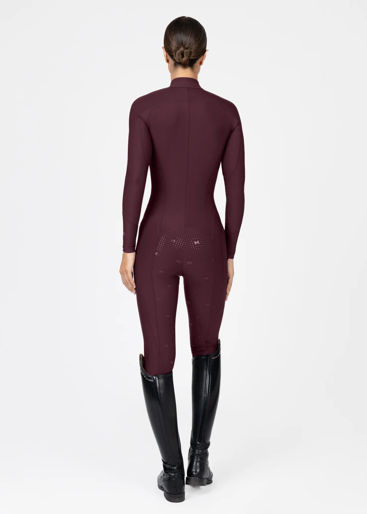 Femme Riding Jumpsuit (Burgundy) - Image 13