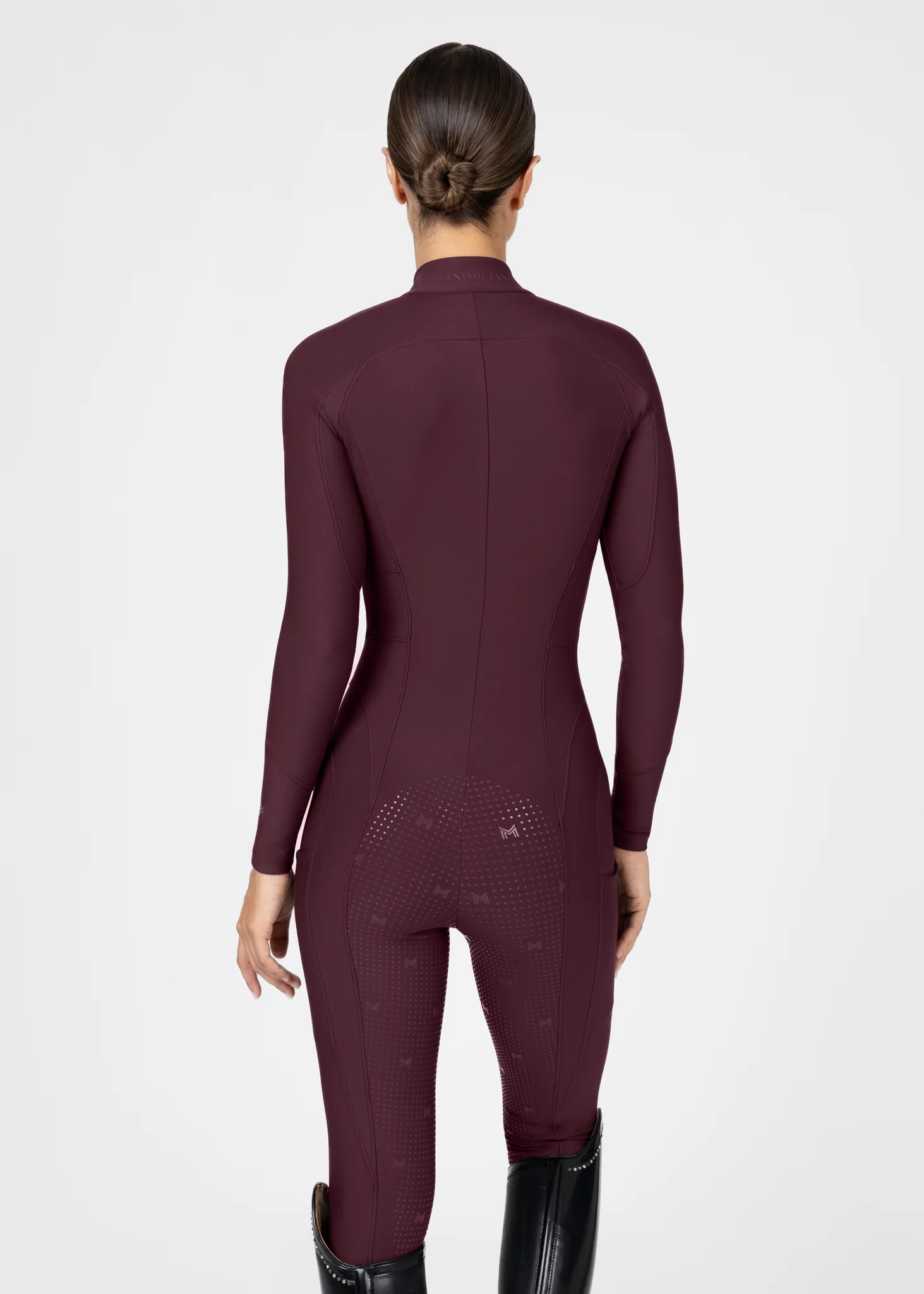 Femme Riding Jumpsuit (Burgundy) - Image 4