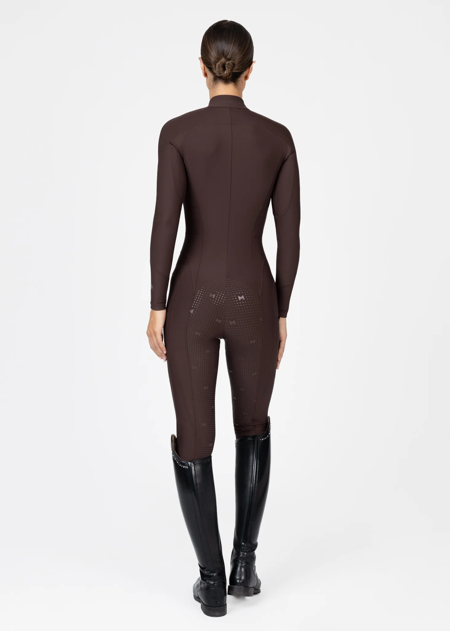 Femme Riding Jumpsuit (Chocolate) - Image 13