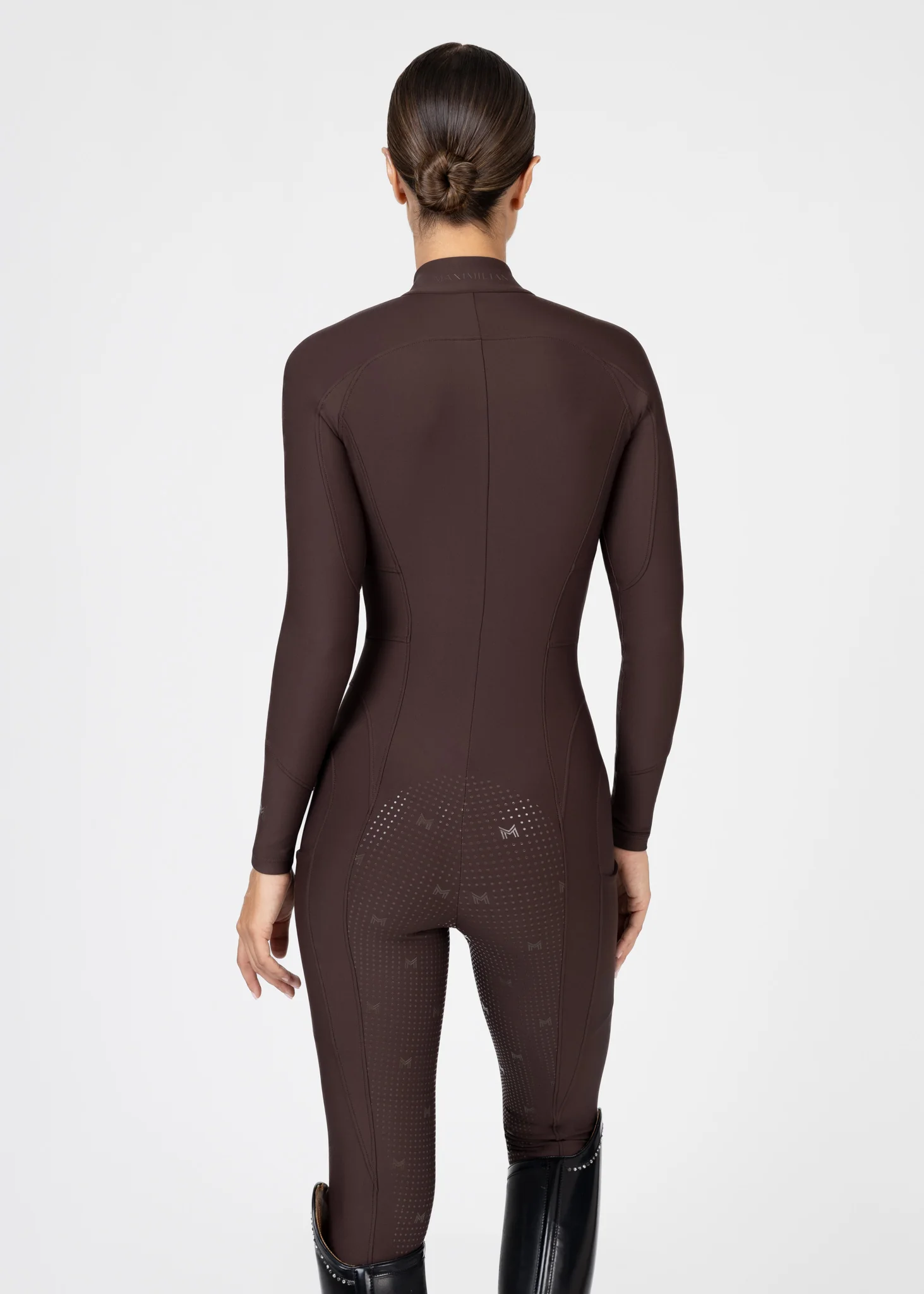 Femme Riding Jumpsuit (Chocolate) - Image 3