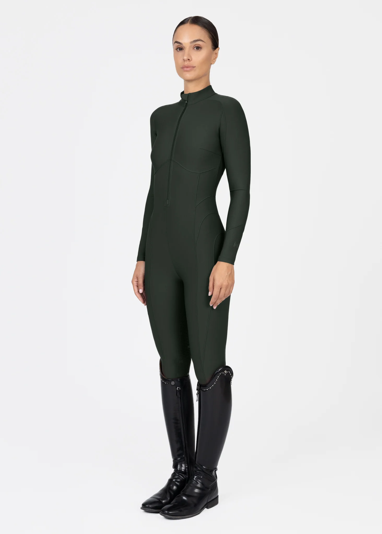 Femme Riding Jumpsuit (Hunter Green) - Image 11