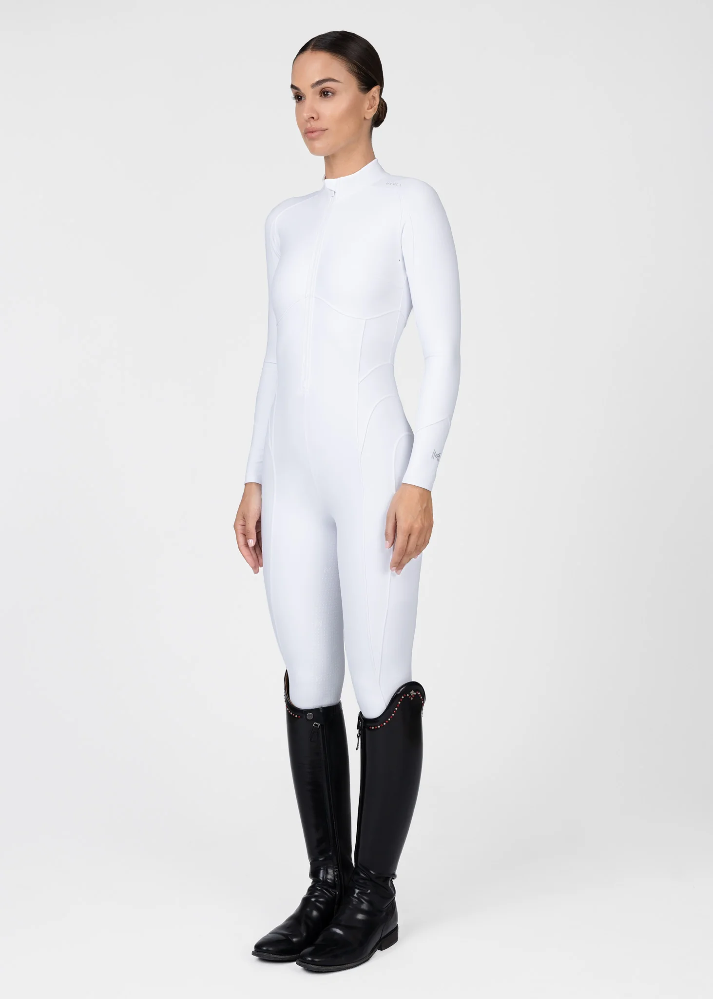 Femme Riding Jumpsuit (White) - Image 12