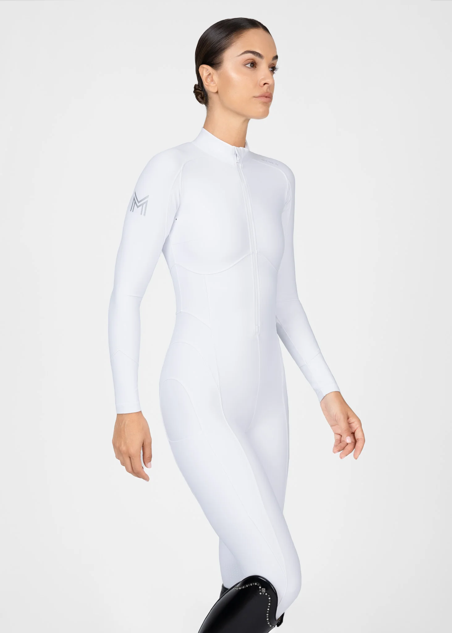 Femme Riding Jumpsuit (White) - Image 6