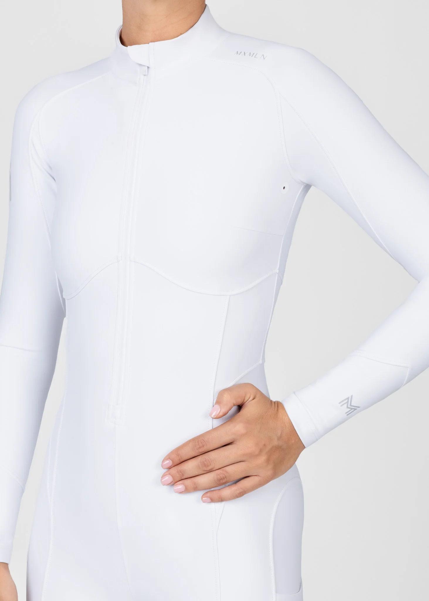 Femme Riding Jumpsuit (White) - Image 7