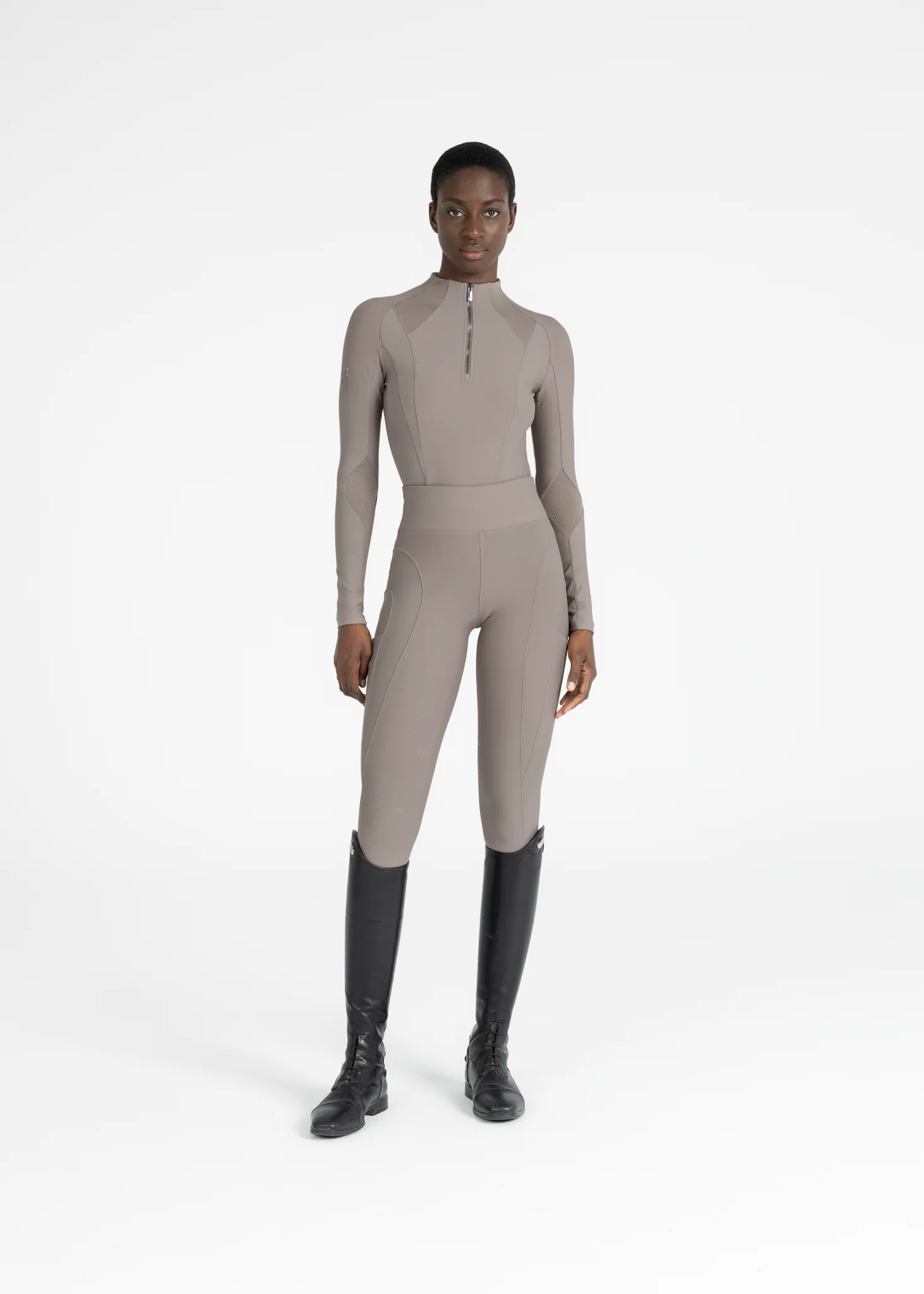 Frame Long Sleeve Base Layer (Taupe) - Image 11