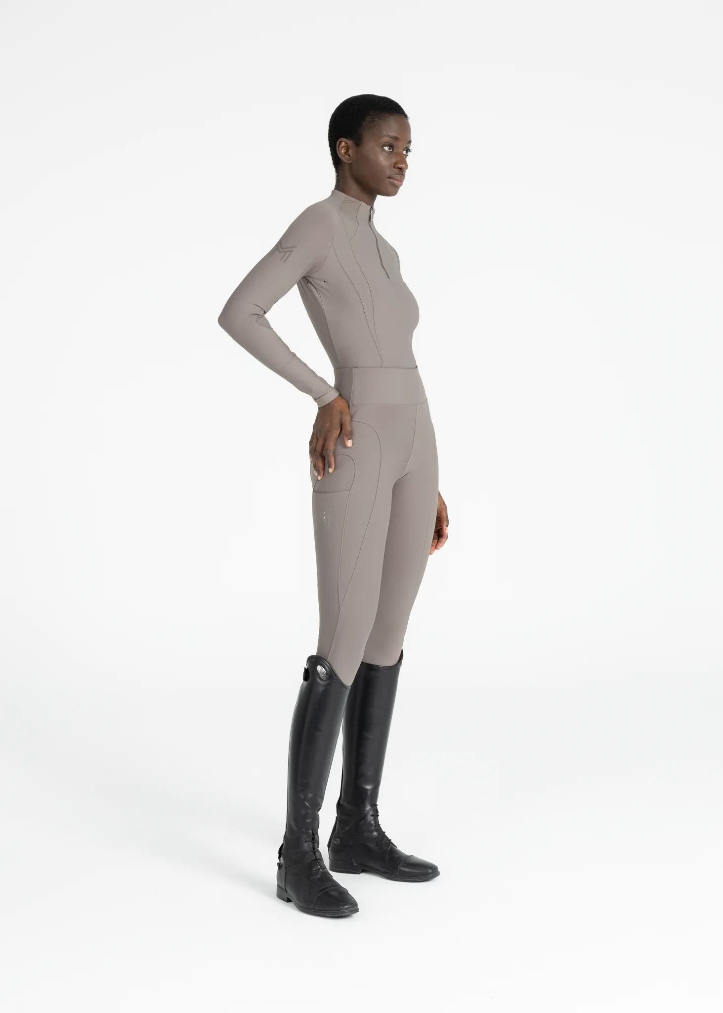 Frame Long Sleeve Base Layer (Taupe) - Image 13