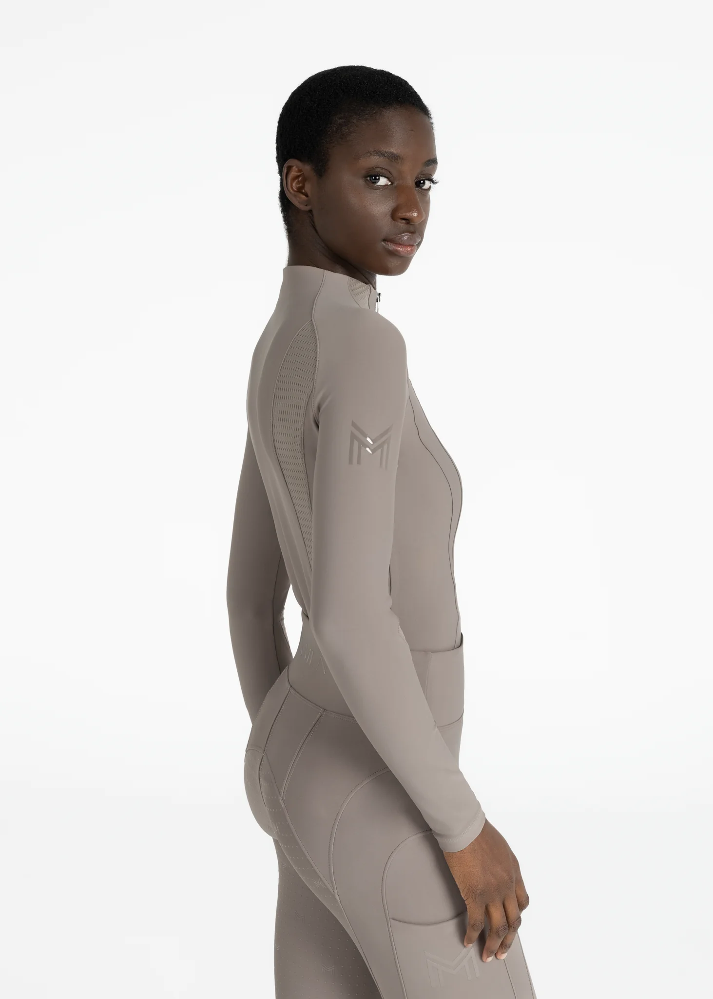 Frame Long Sleeve Base Layer (Taupe) - Image 5