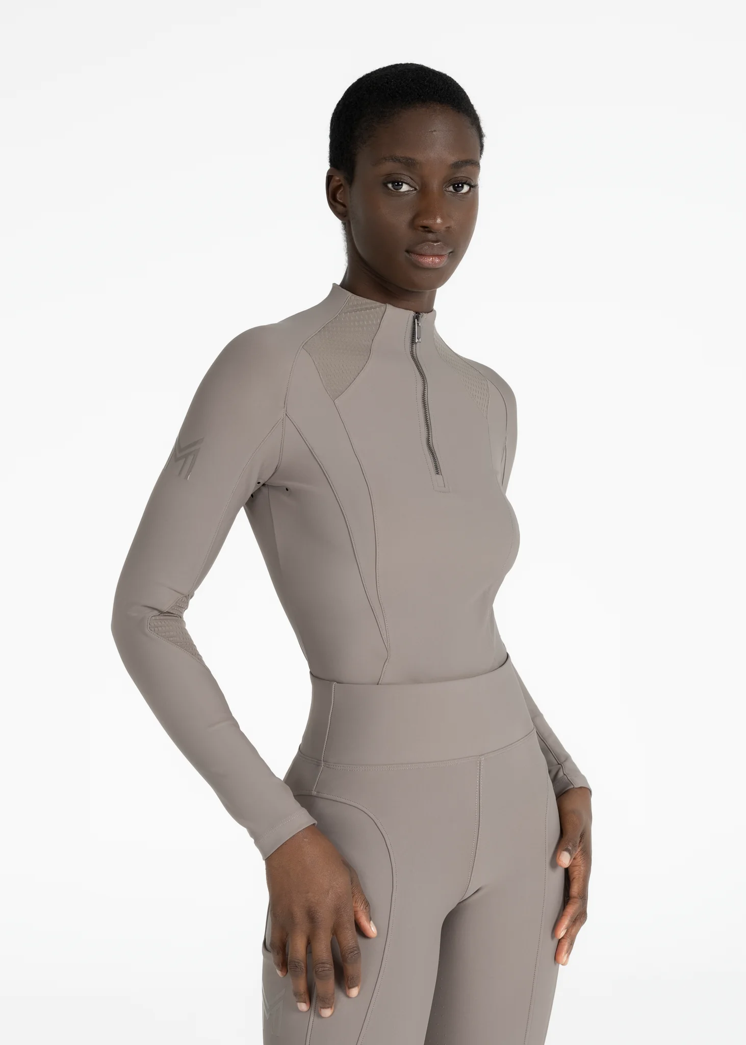 Frame Long Sleeve Base Layer (Taupe) - Image 6