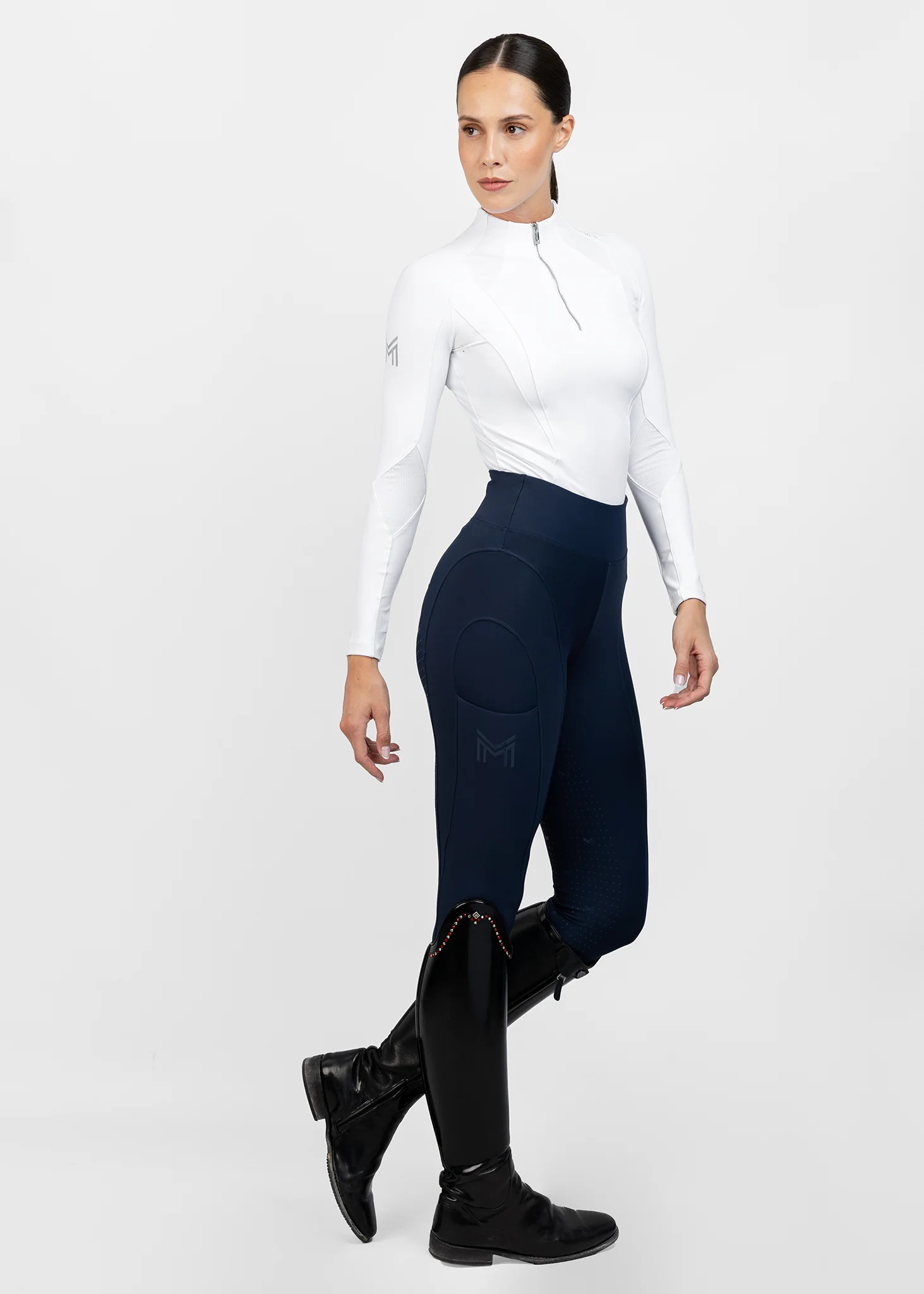 Frame Long Sleeve Base Layer (White) - Image 11