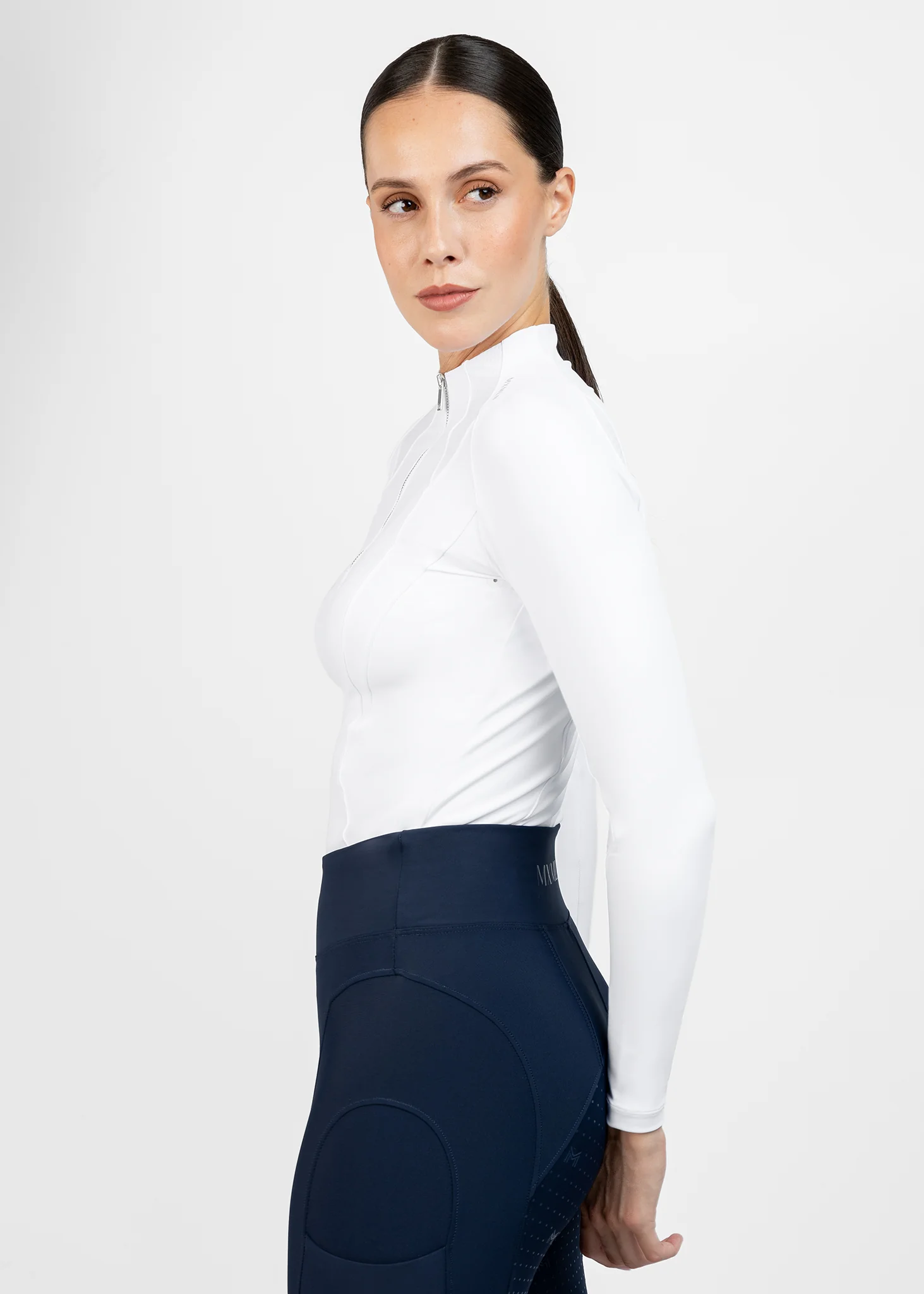 Frame Long Sleeve Base Layer (White) - Image 3