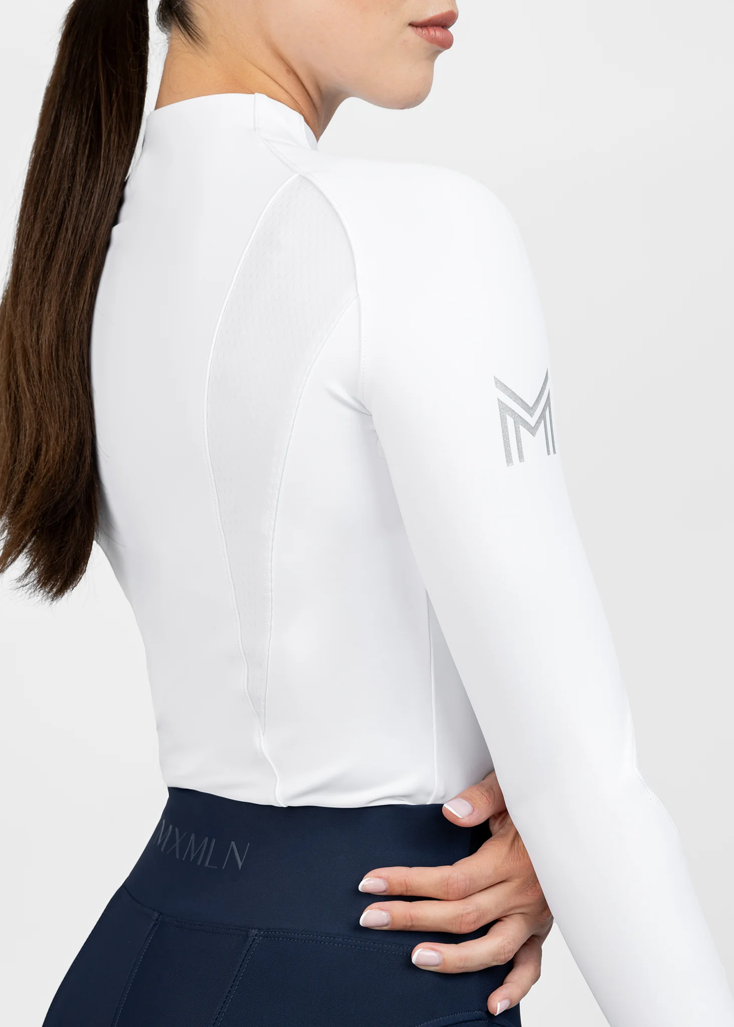 Frame Long Sleeve Base Layer (White) - Image 5