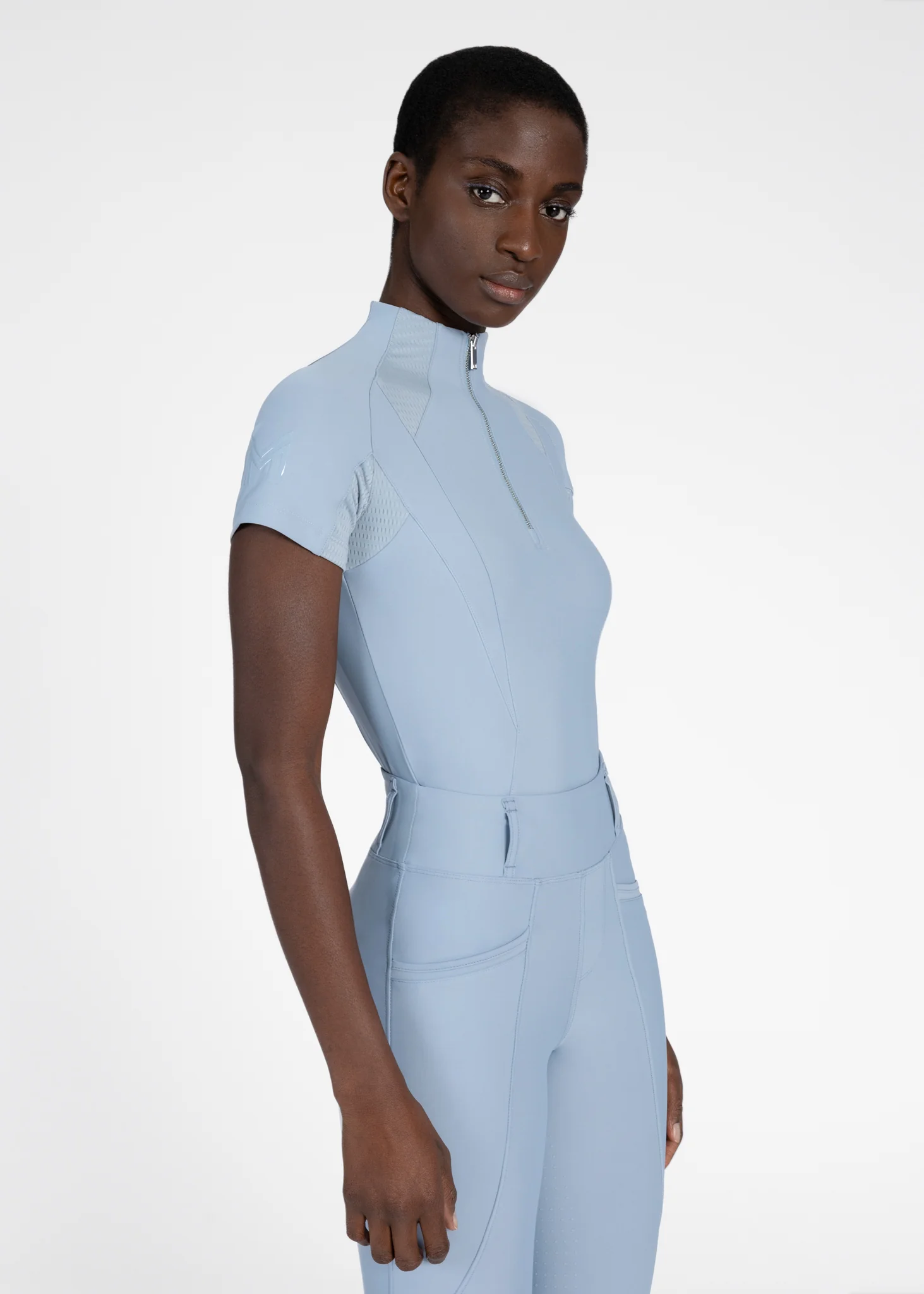 Frame Short Sleeve Base Layer (Aqua) - Image 4