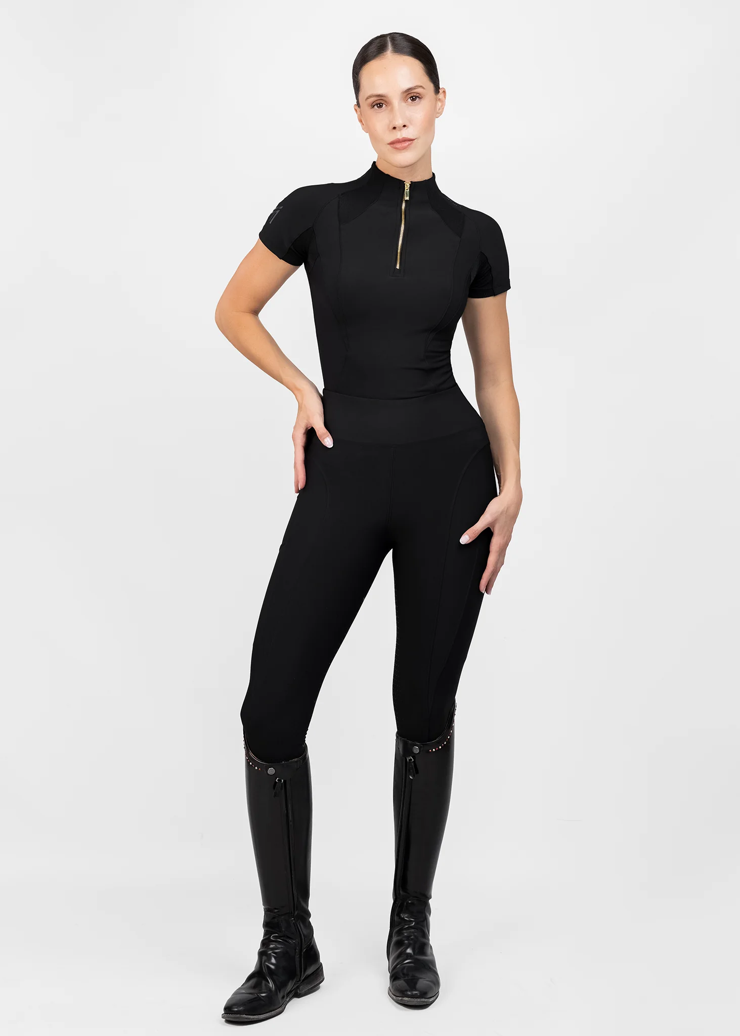 Frame Short Sleeve Base Layer (Black) - Image 10