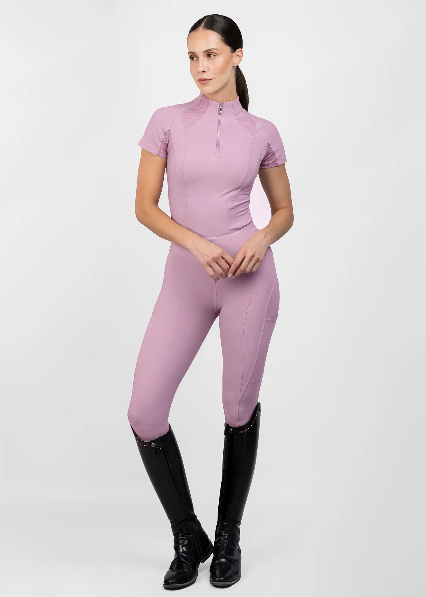 Frame Short Sleeve Base Layer (Mauve) - Image 7