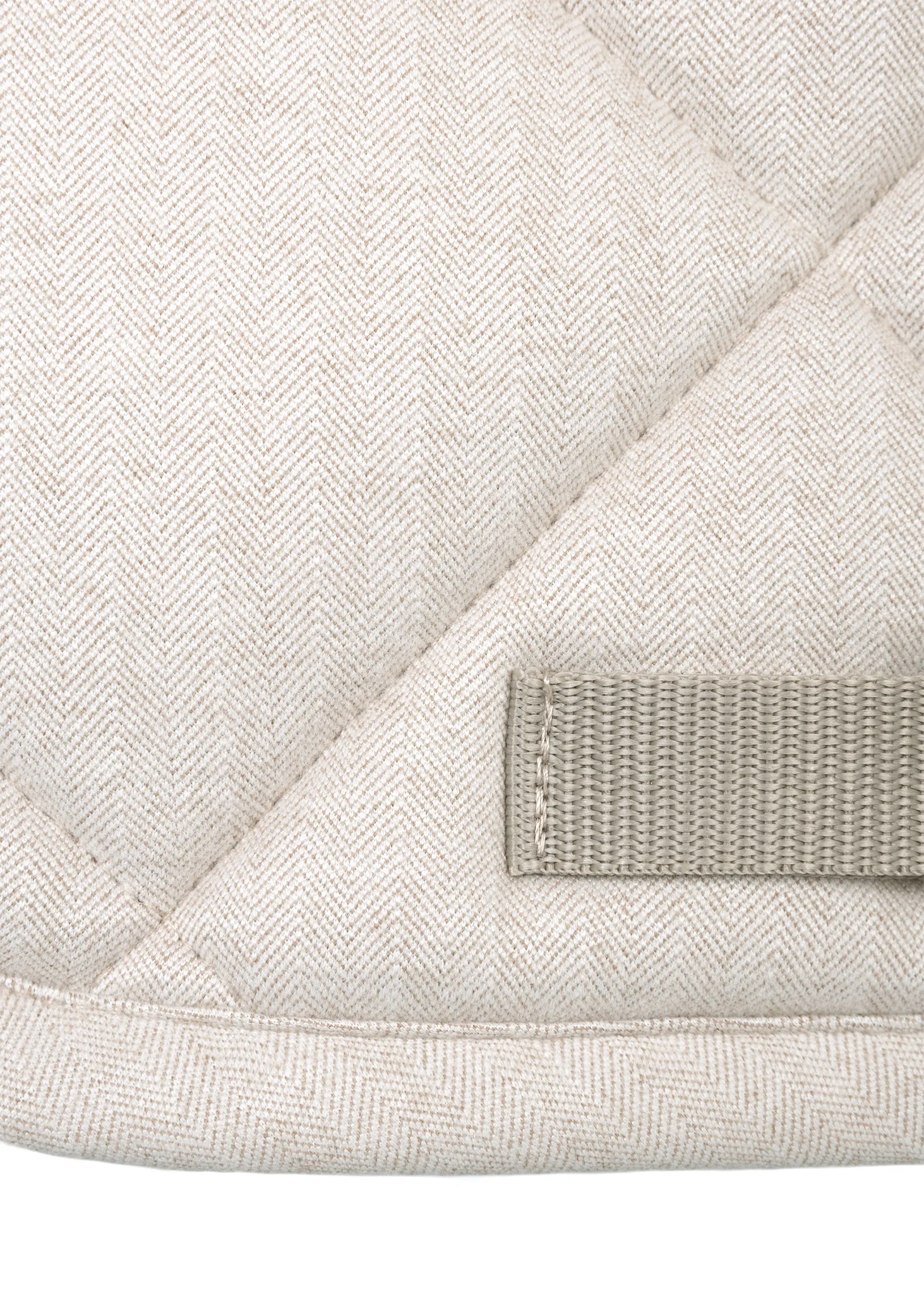Herringbone Dressage Saddle Pad (Beige) - Image 4