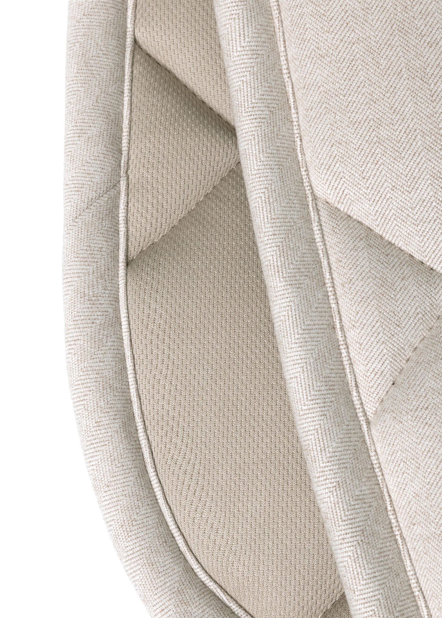 Herringbone Dressage Saddle Pad (Beige) - Image 3