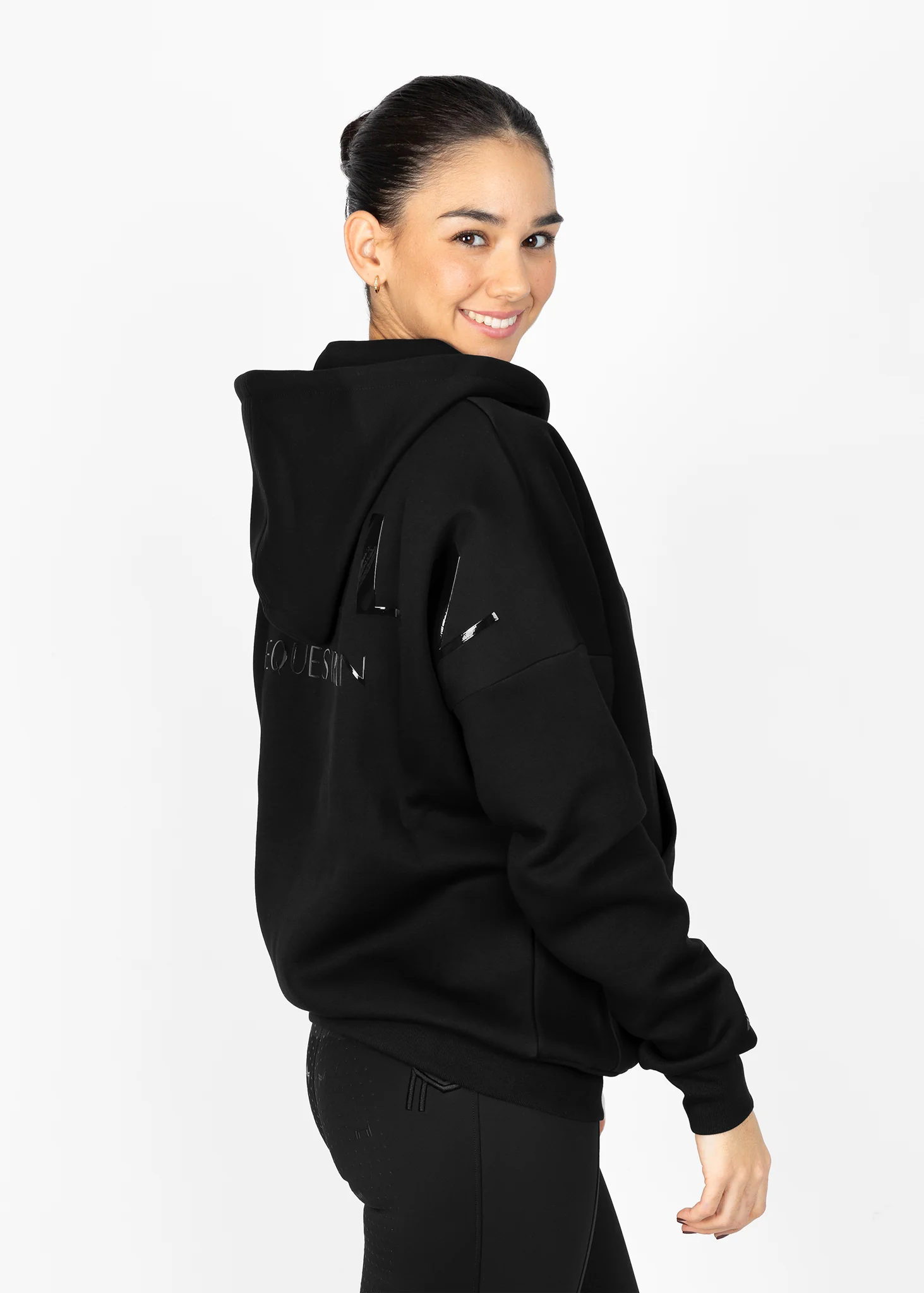 Icon Oversized Hoodie (Black) - Image 6