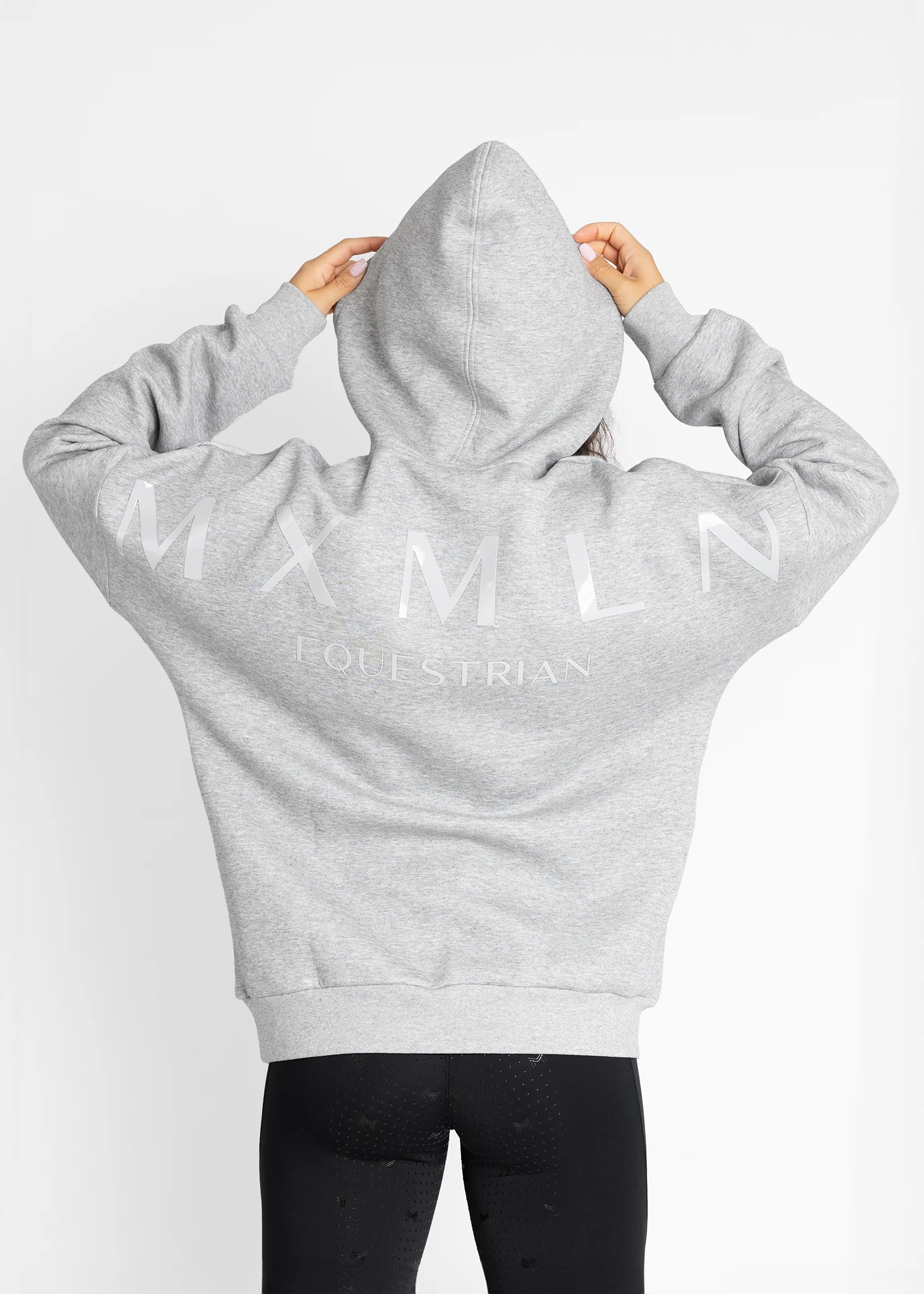 Icon Oversized Hoodie (Grey) - Image 3