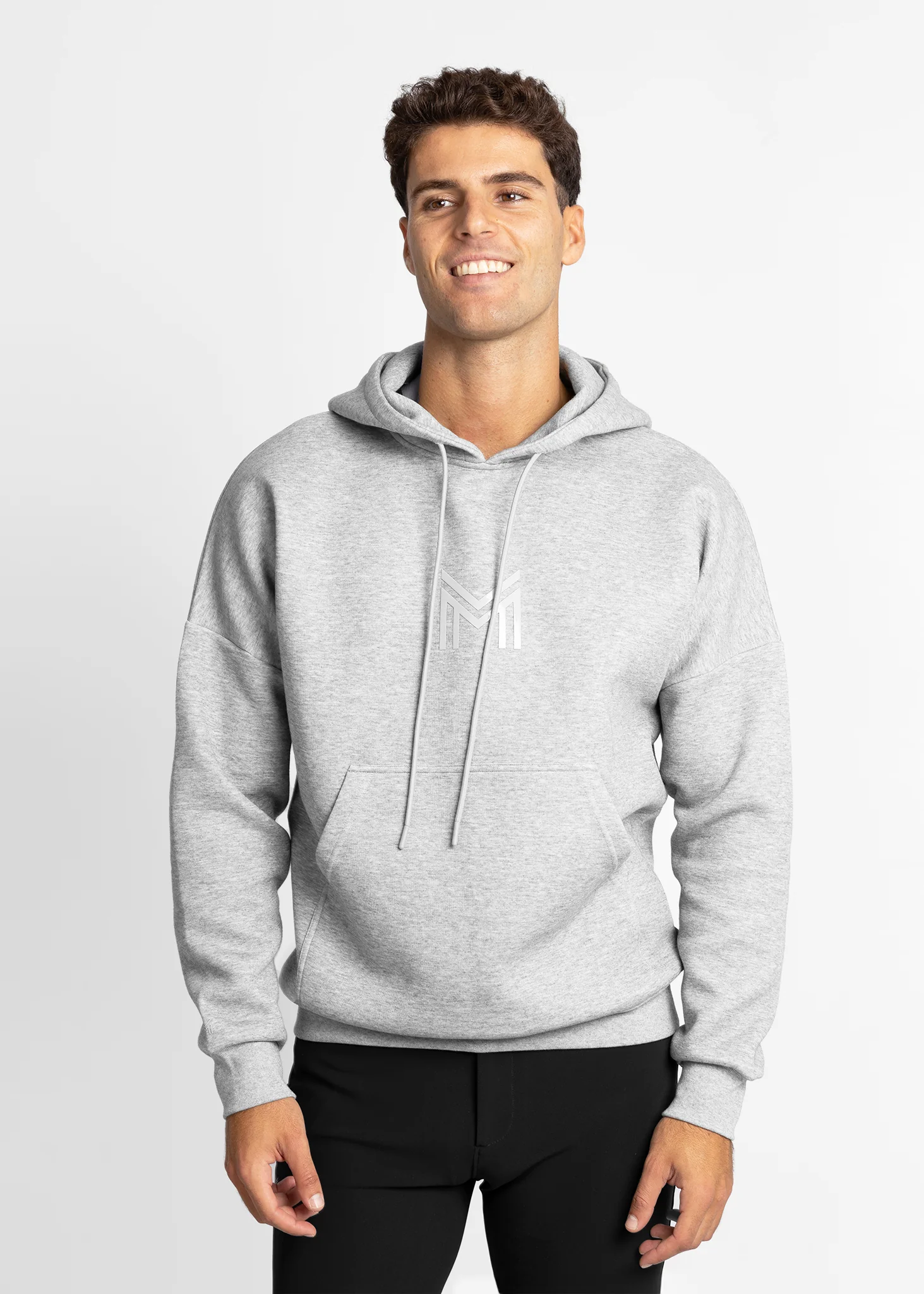 Icon Oversized Hoodie (Grey) - Image 5