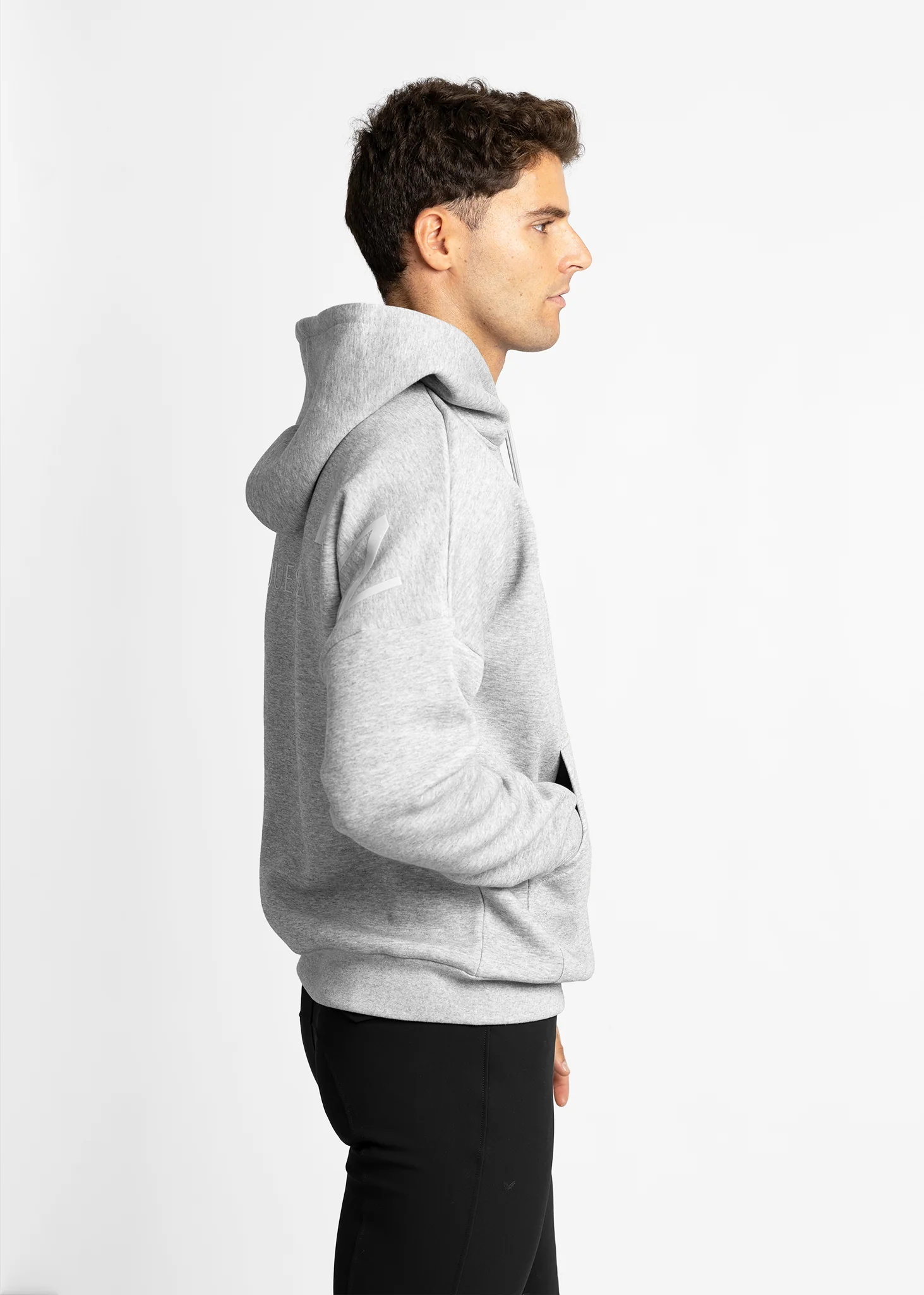 Icon Oversized Hoodie (Grey) - Image 7
