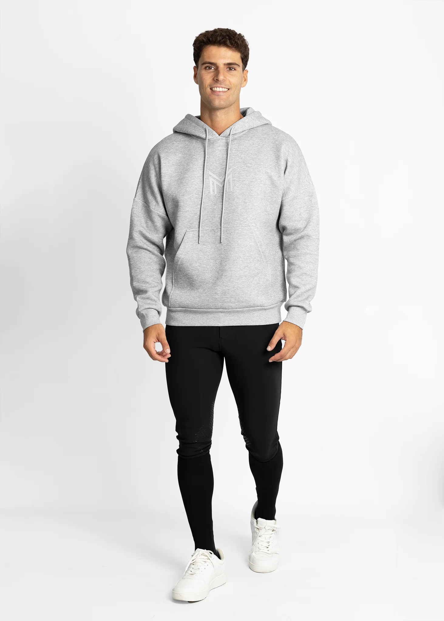 Icon Oversized Hoodie (Grey) - Image 9