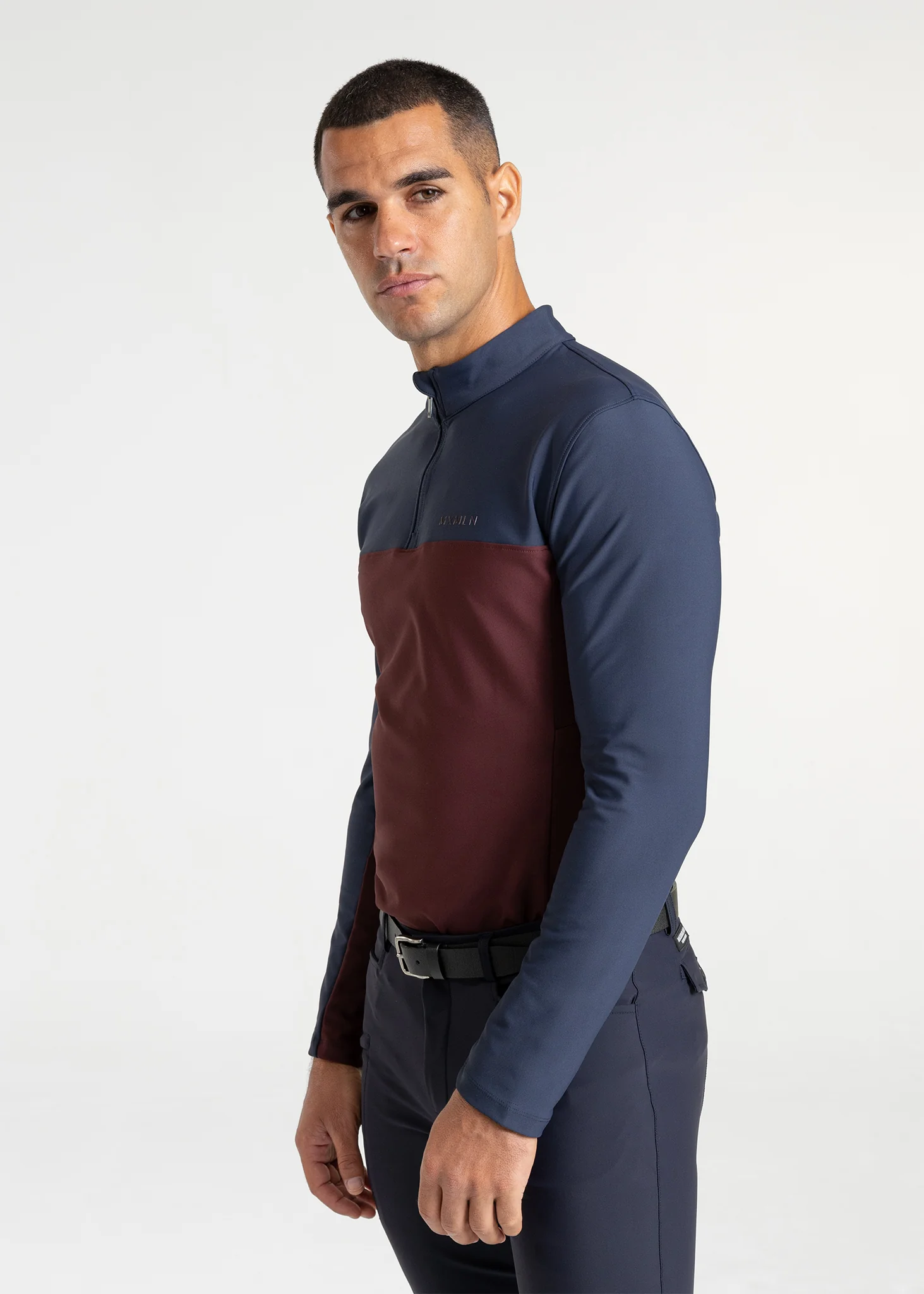 Kent Base Layer (Navy/Burgundy) - Image 4