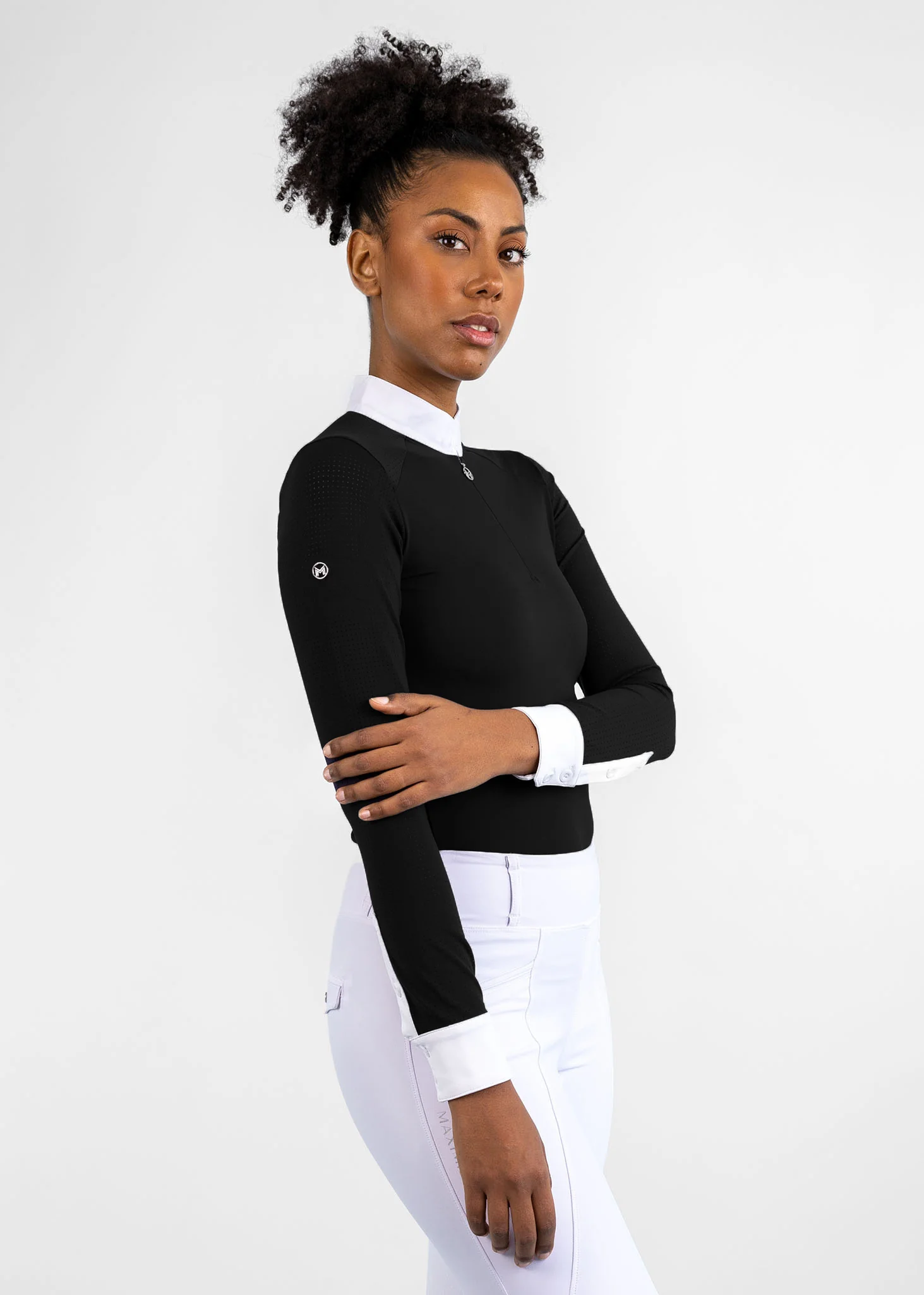 Air Long Sleeve Show Shirt (Black) - Image 3