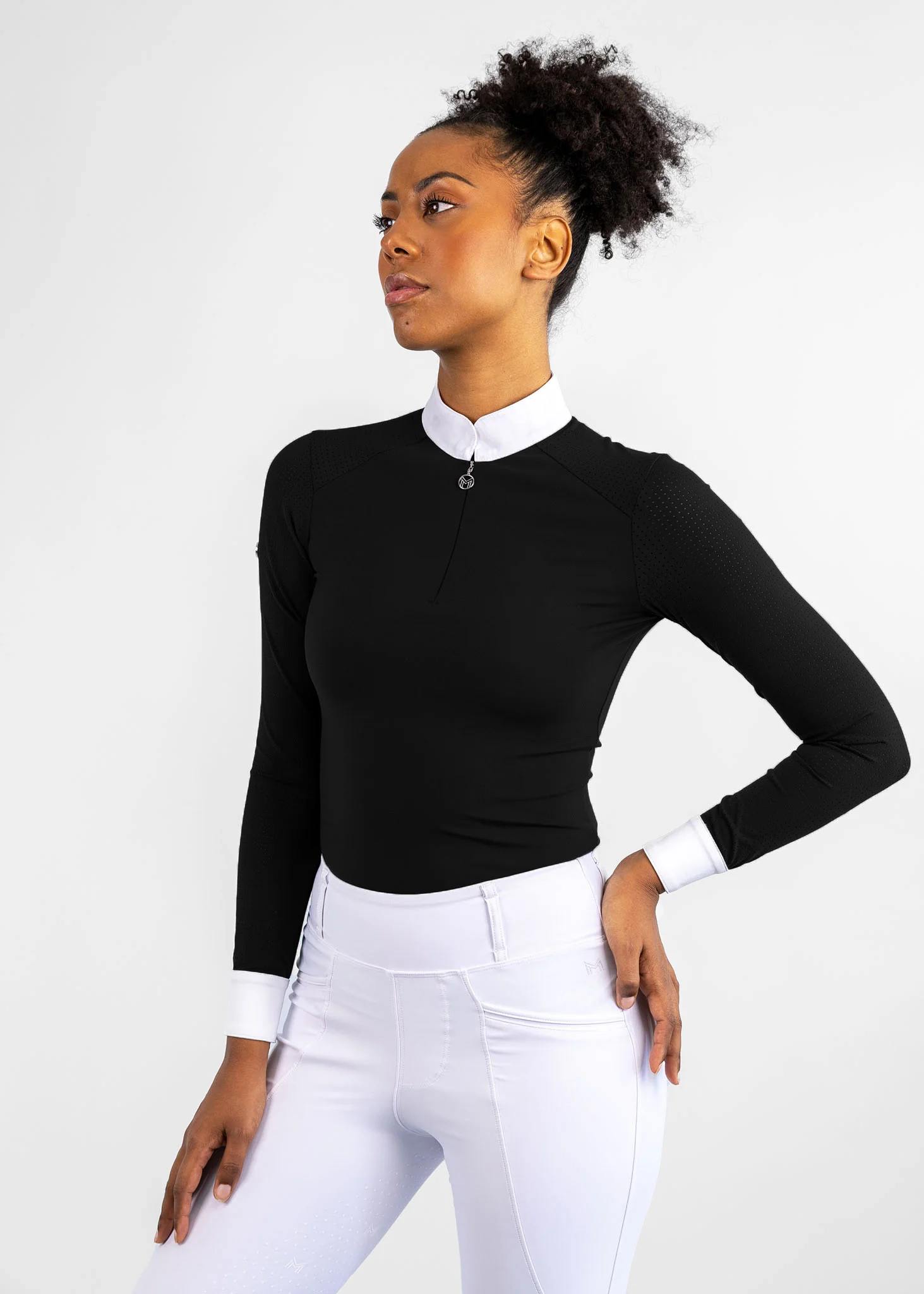 Air Long Sleeve Show Shirt (Black) - Image 6