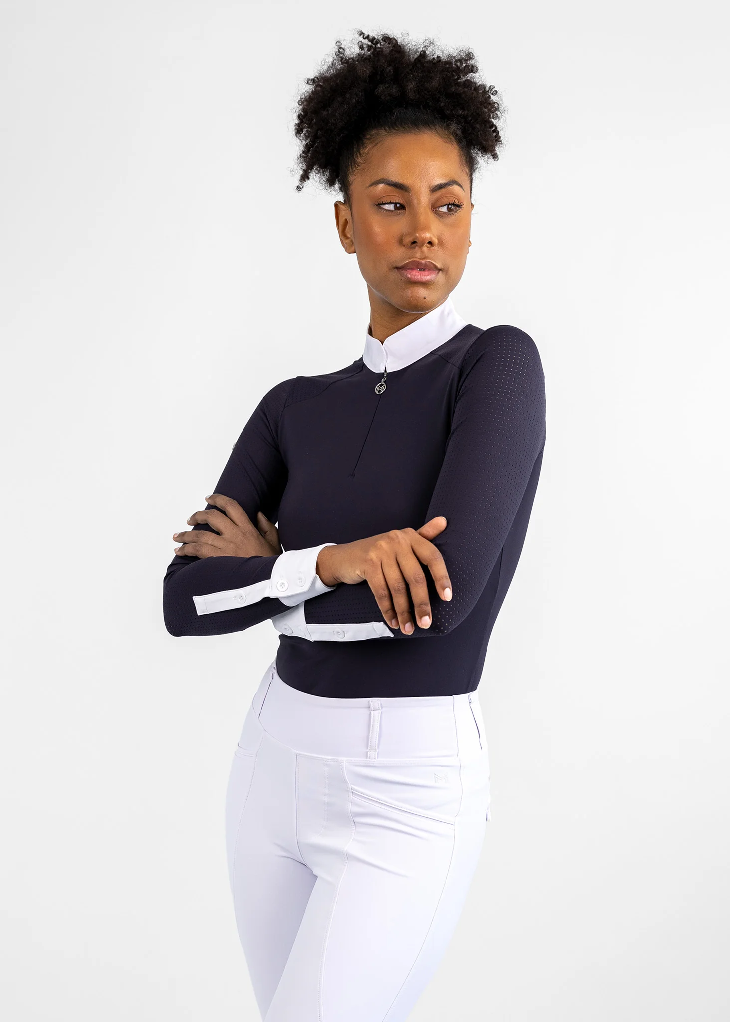 Air Long Sleeve Show Shirt (Navy) - Image 4