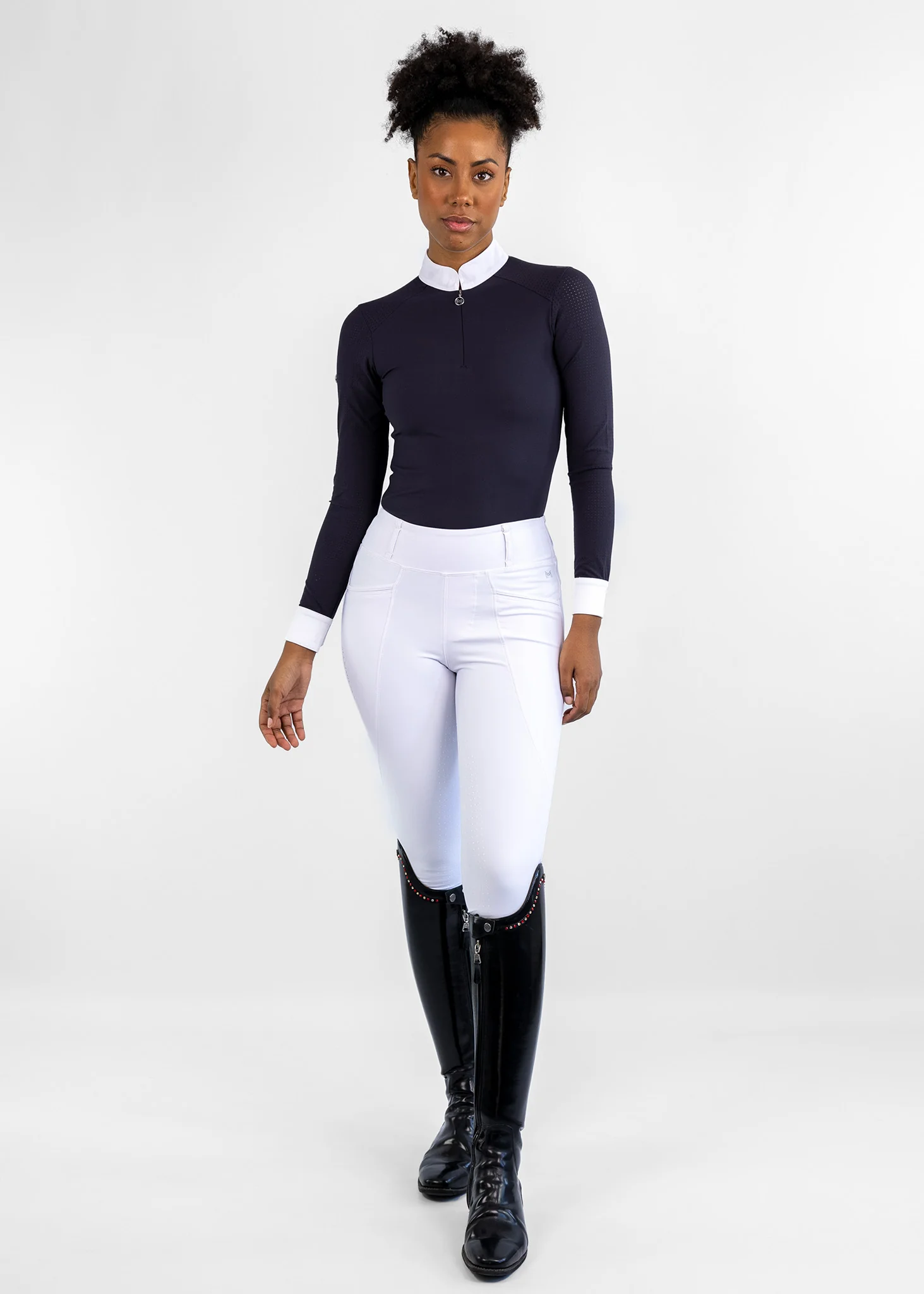 Air Long Sleeve Show Shirt (Navy) - Image 7
