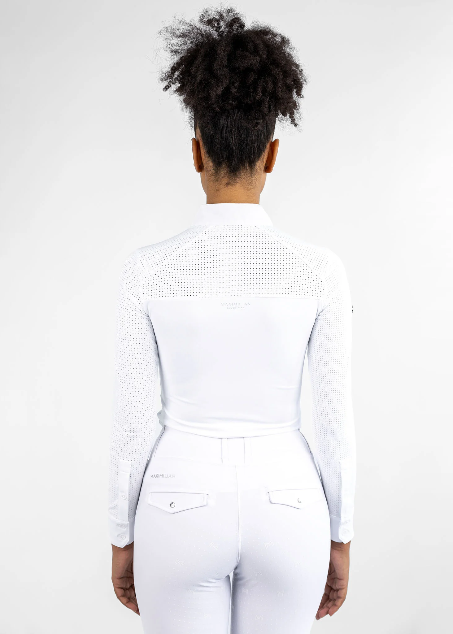 Air Long Sleeve Show Shirt (White) - Image 3