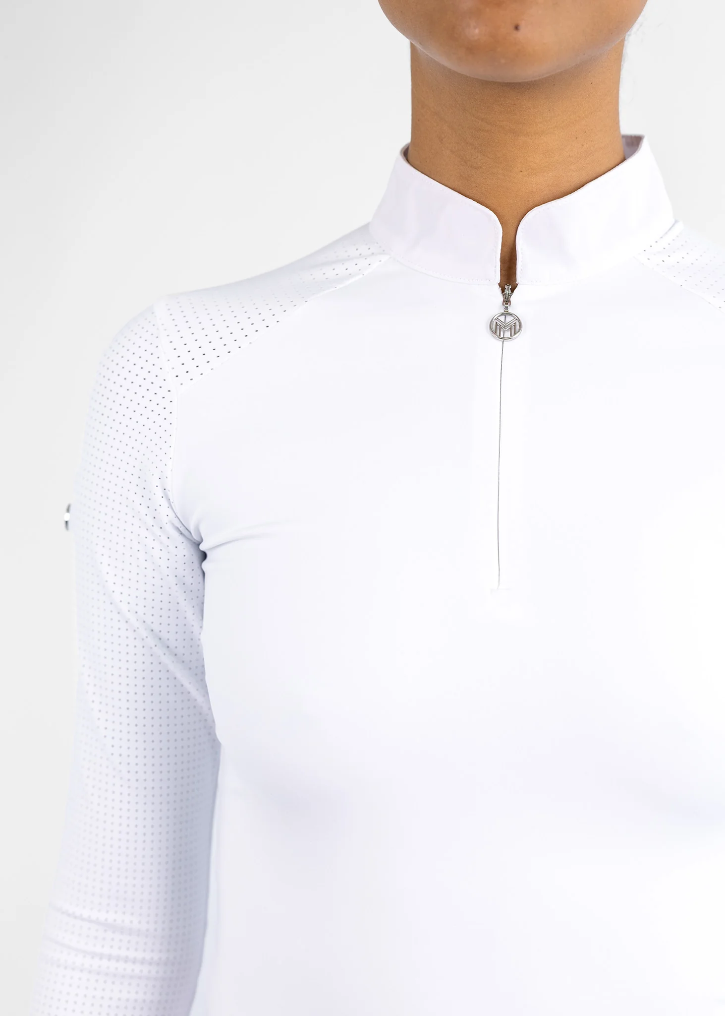 Air Long Sleeve Show Shirt (White) - Image 4