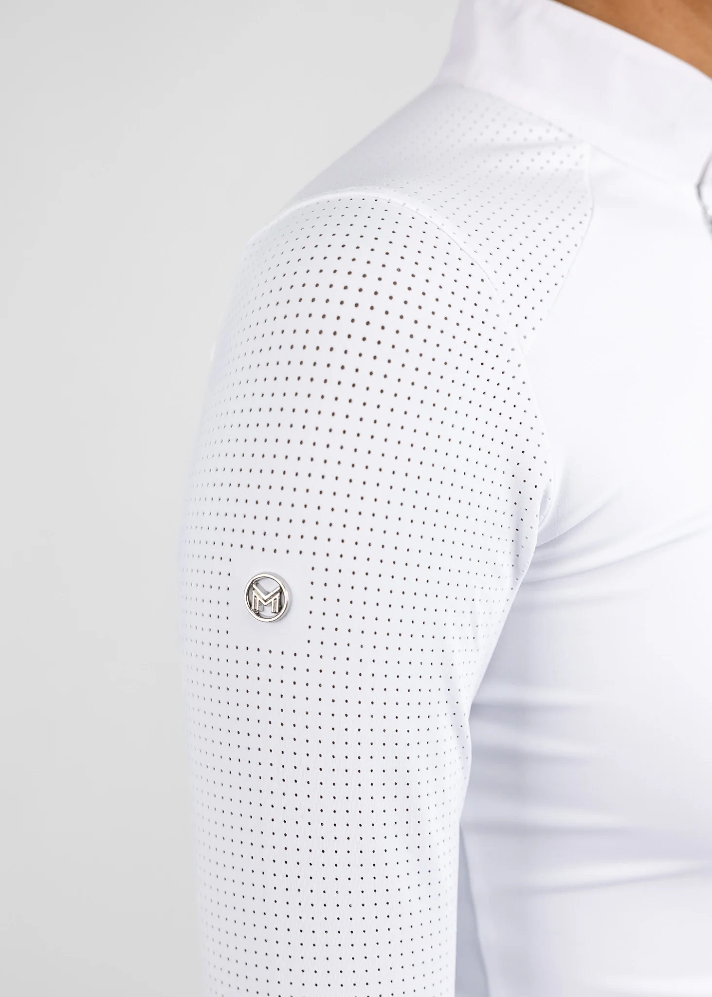 Air Long Sleeve Show Shirt (White) - Image 5