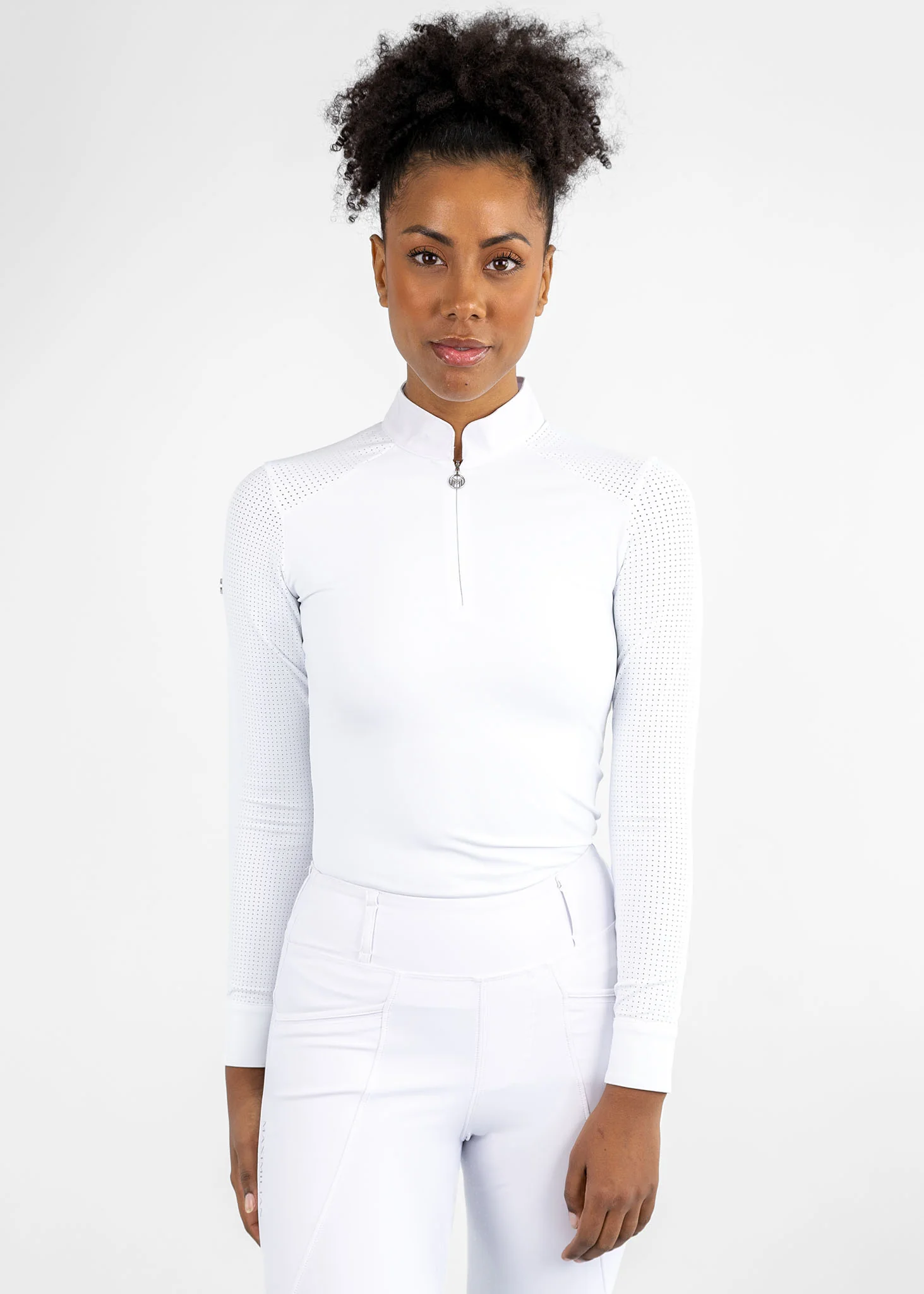 Air Long Sleeve Show Shirt (White) - Image 7