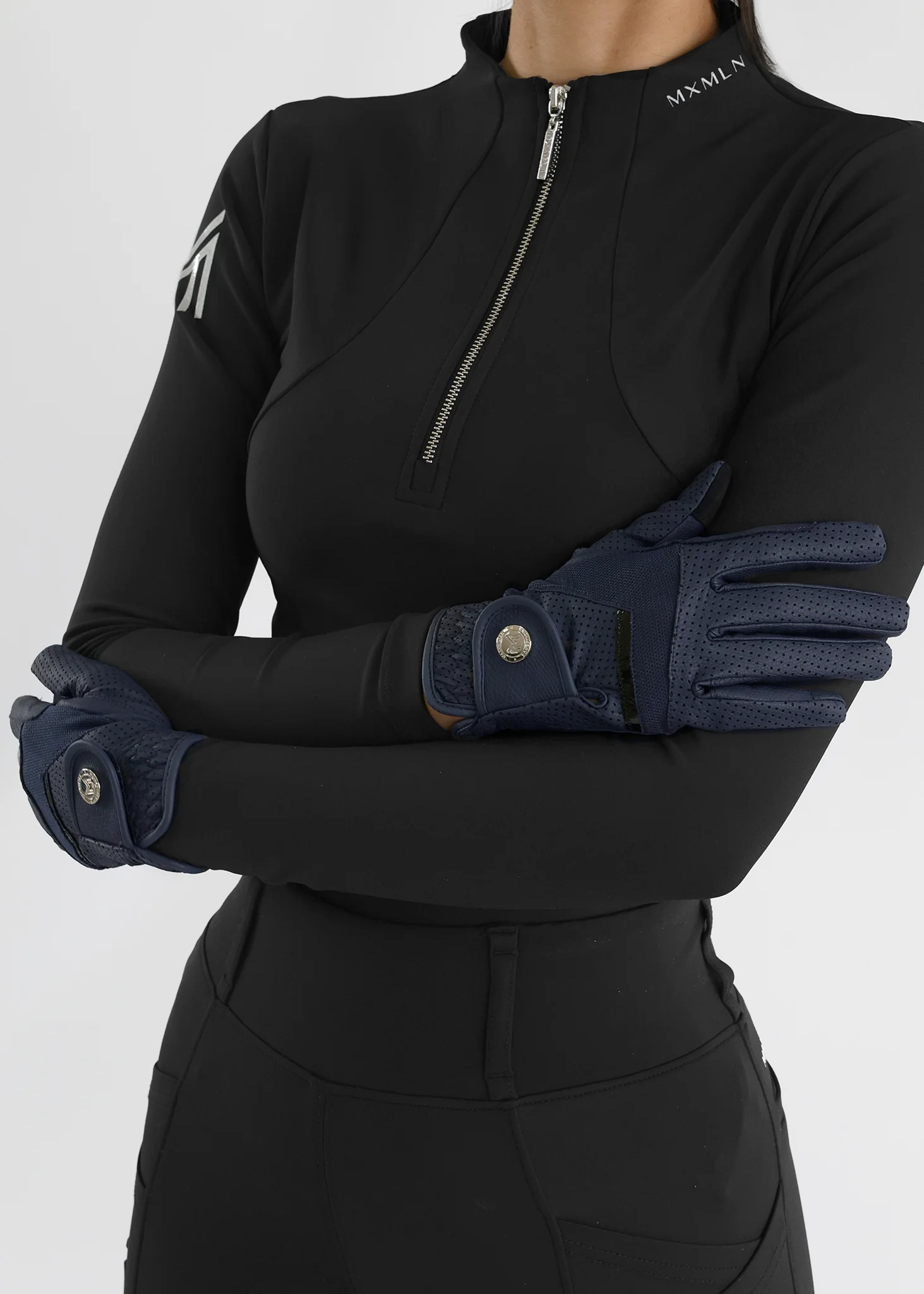 Max Riding Gloves (Navy) - Image 4