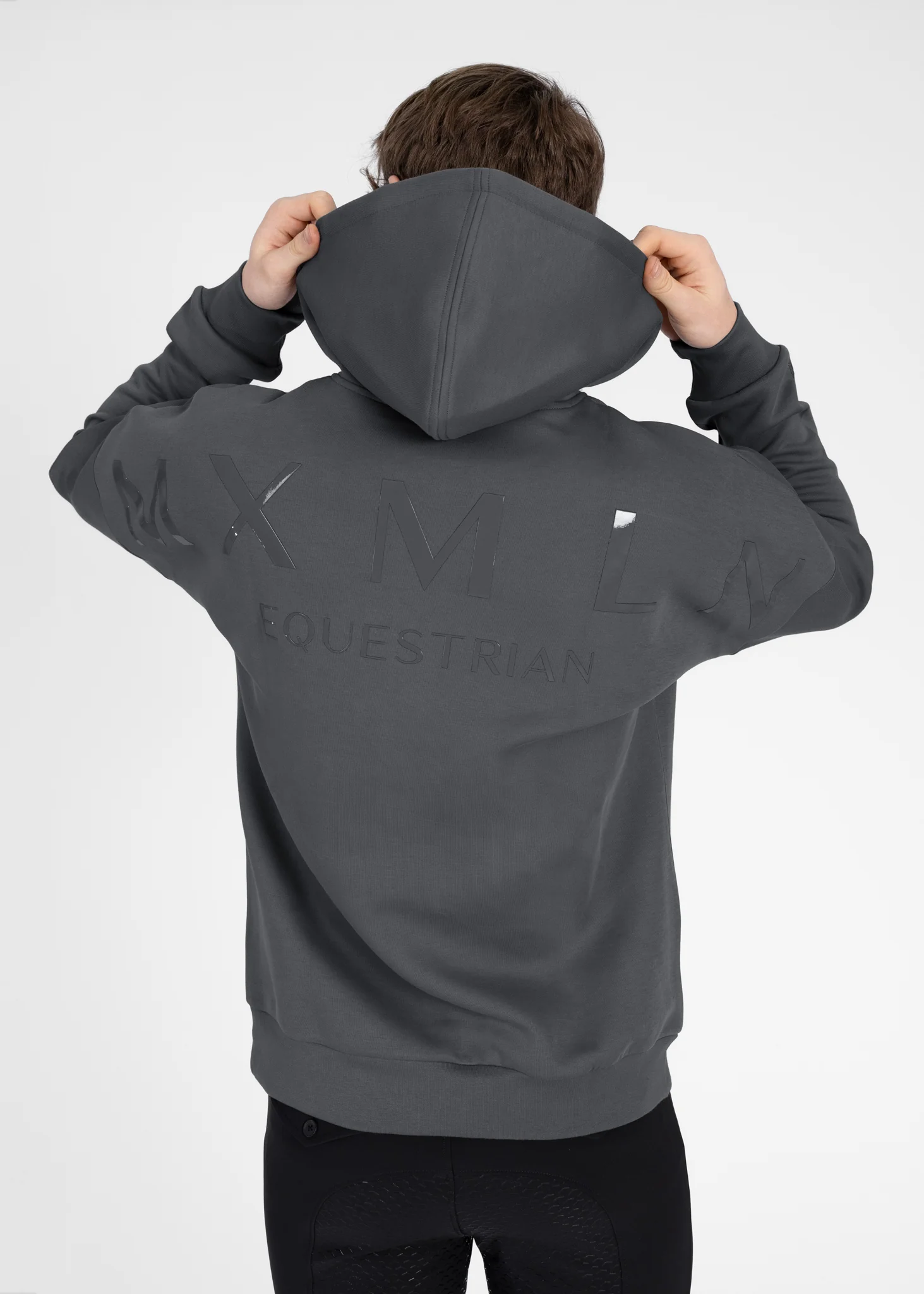 Men Icon Oversized Hoodie (Graphite) - Image 4