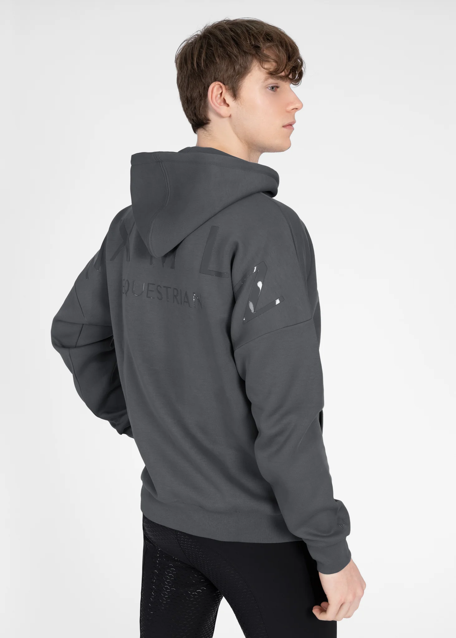 Men Icon Oversized Hoodie (Graphite) - Image 5