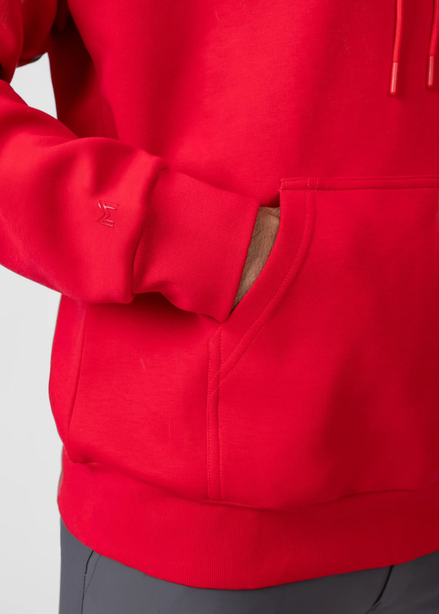 Men Icon Oversized Hoodie (Grenadine) - Image 5