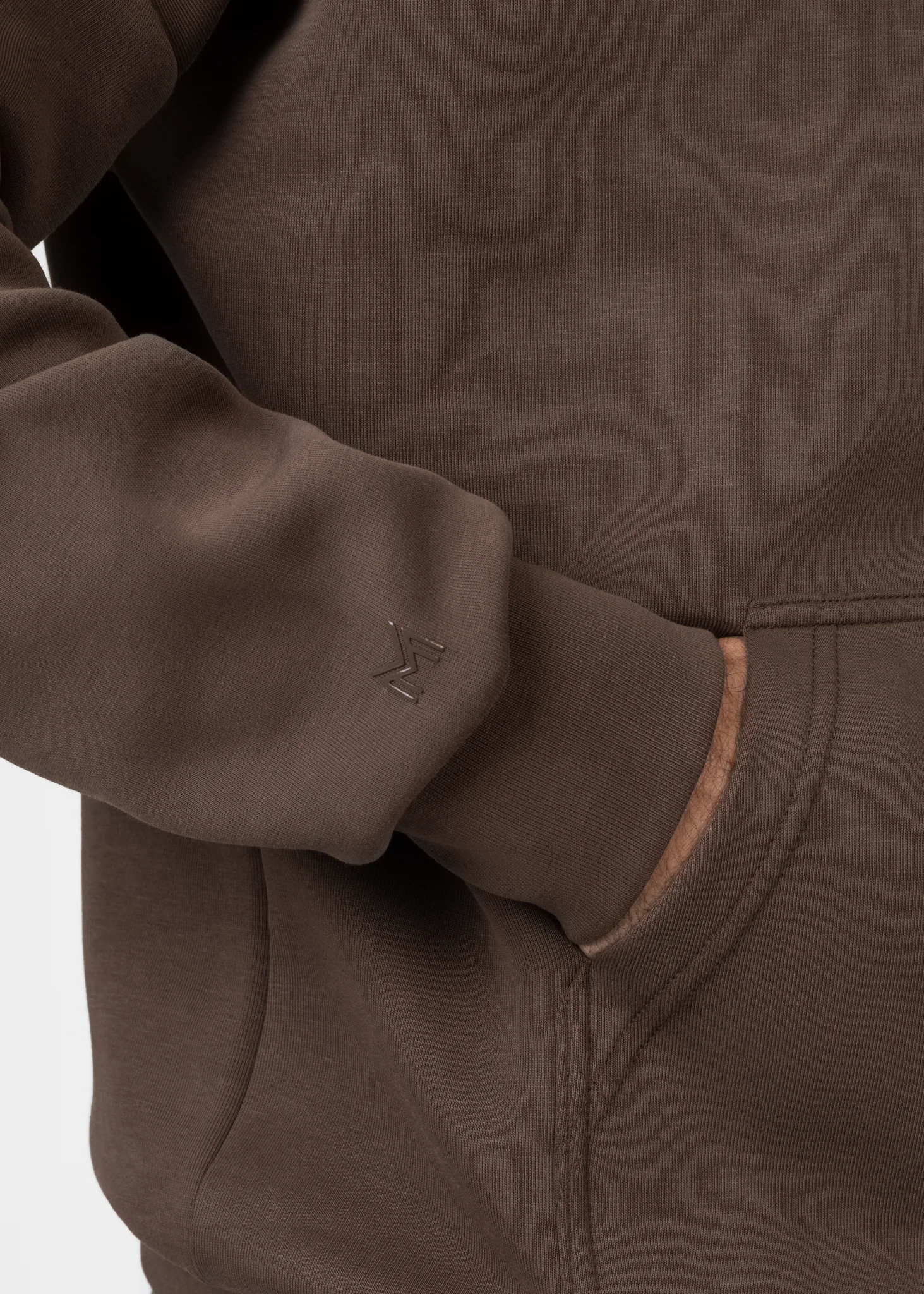 Men Icon Oversized Hoodie (Mocha) - Image 5